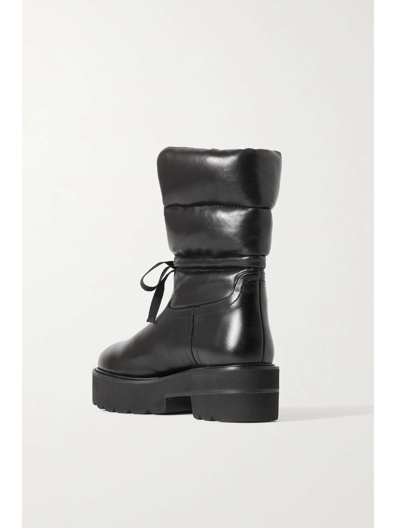 stuart weitzman tyler ultralift leather lug boots
