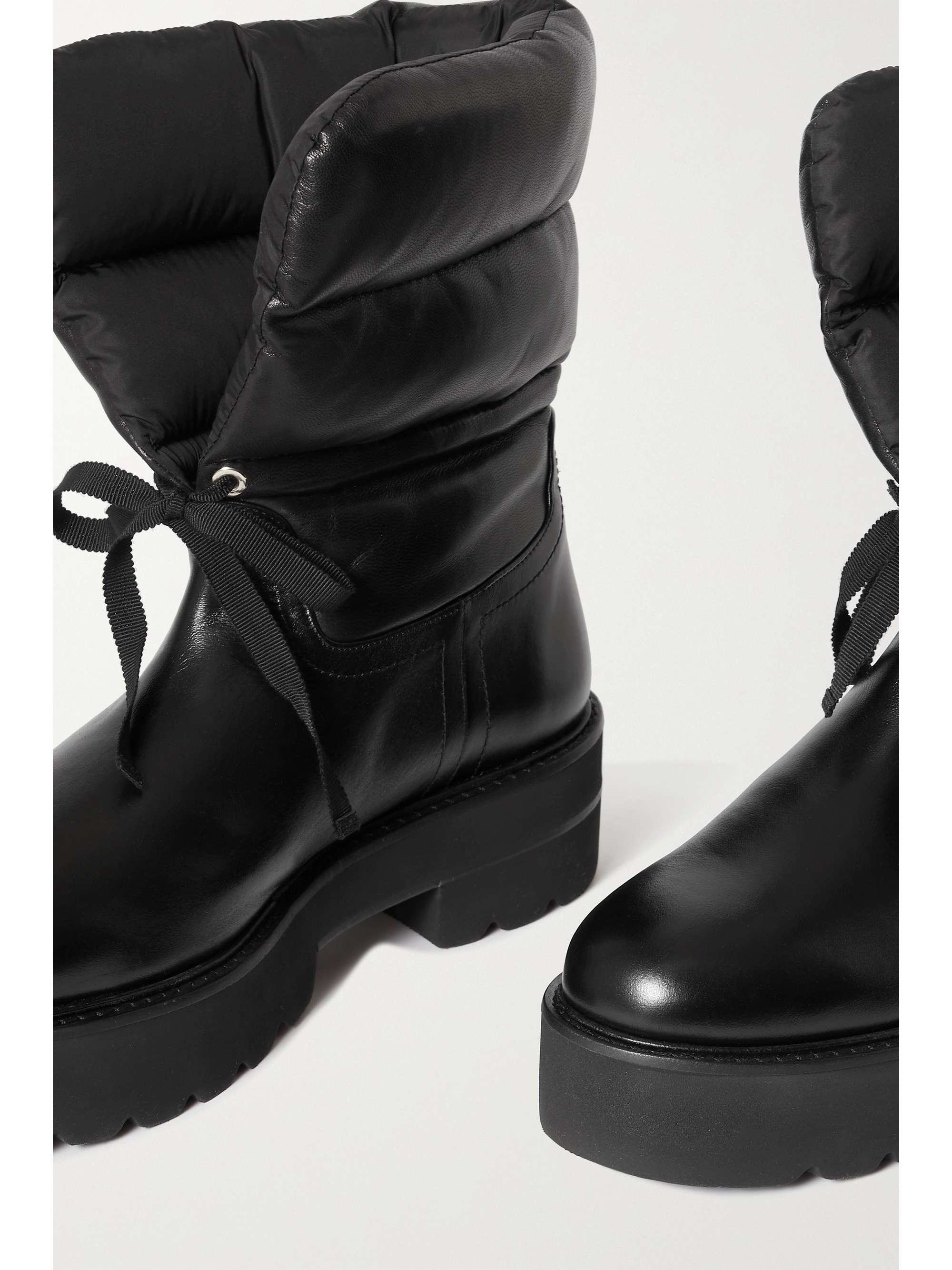 stuart weitzman tyler ultralift leather lug boots