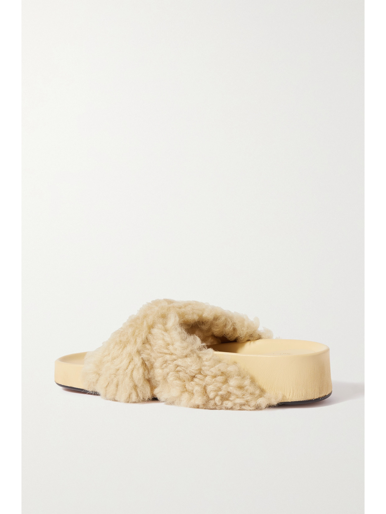 ATP ATELIER URBINO SHEARLING SLIDES