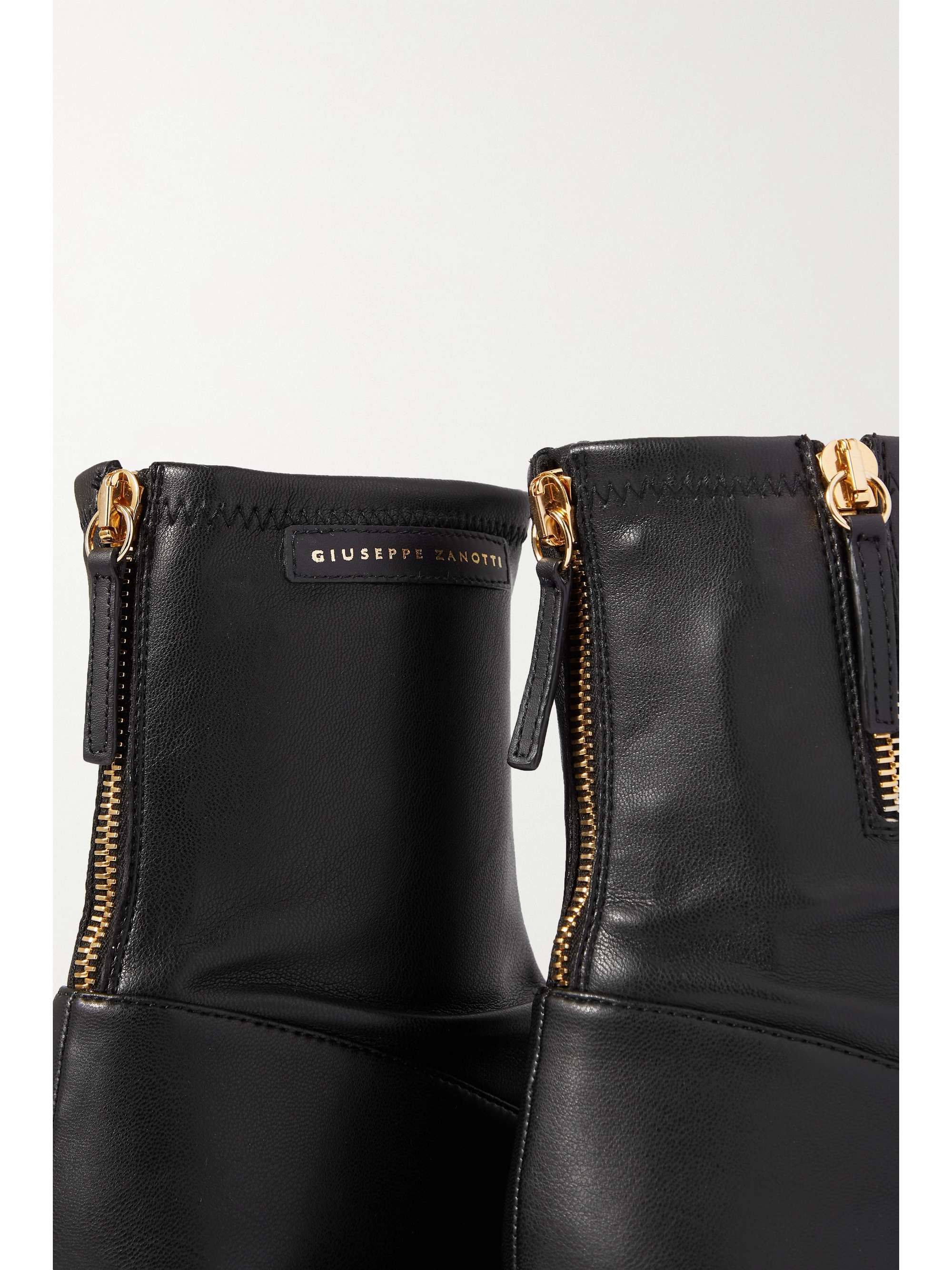 GIUSEPPE ZANOTTI Leather ankle boots NET-A-PORTER