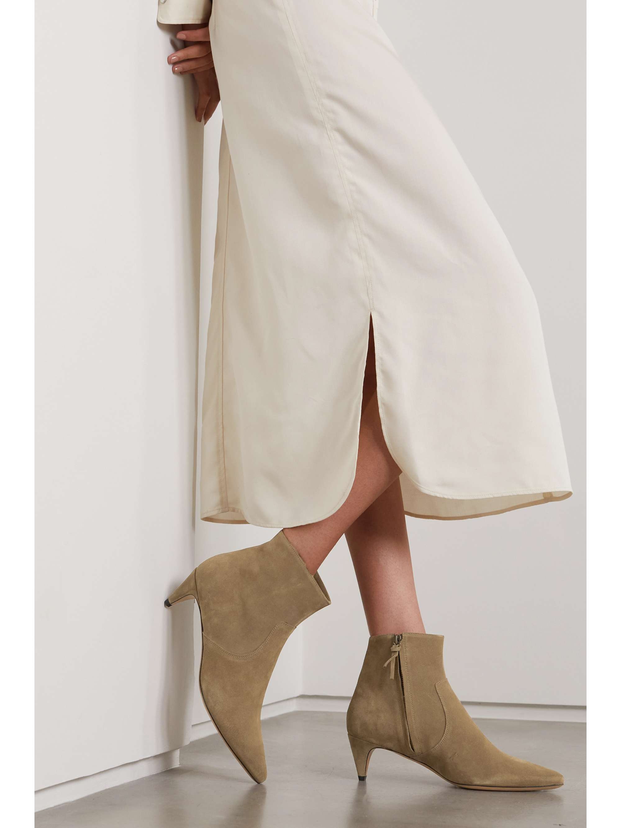 ISABEL suede ankle | NET-A-PORTER