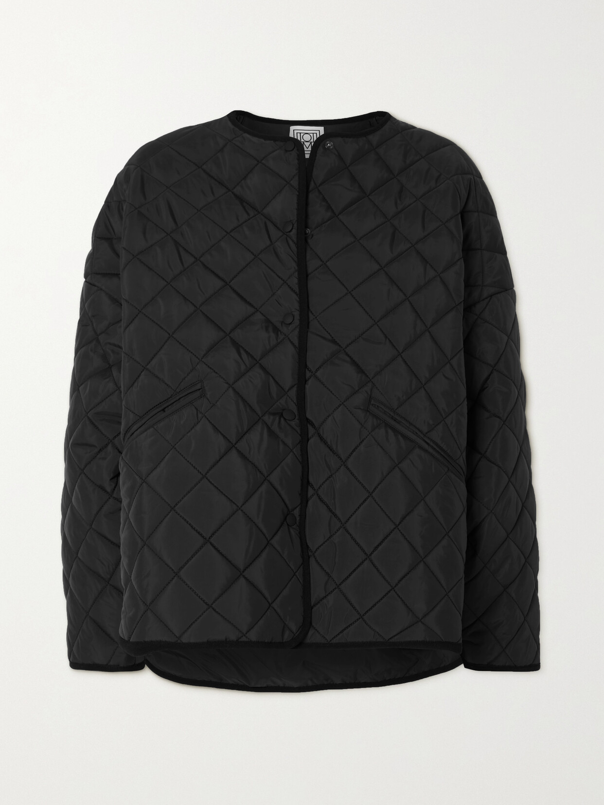 TOTEME - Quilted Recycled Shell Jacket - Black