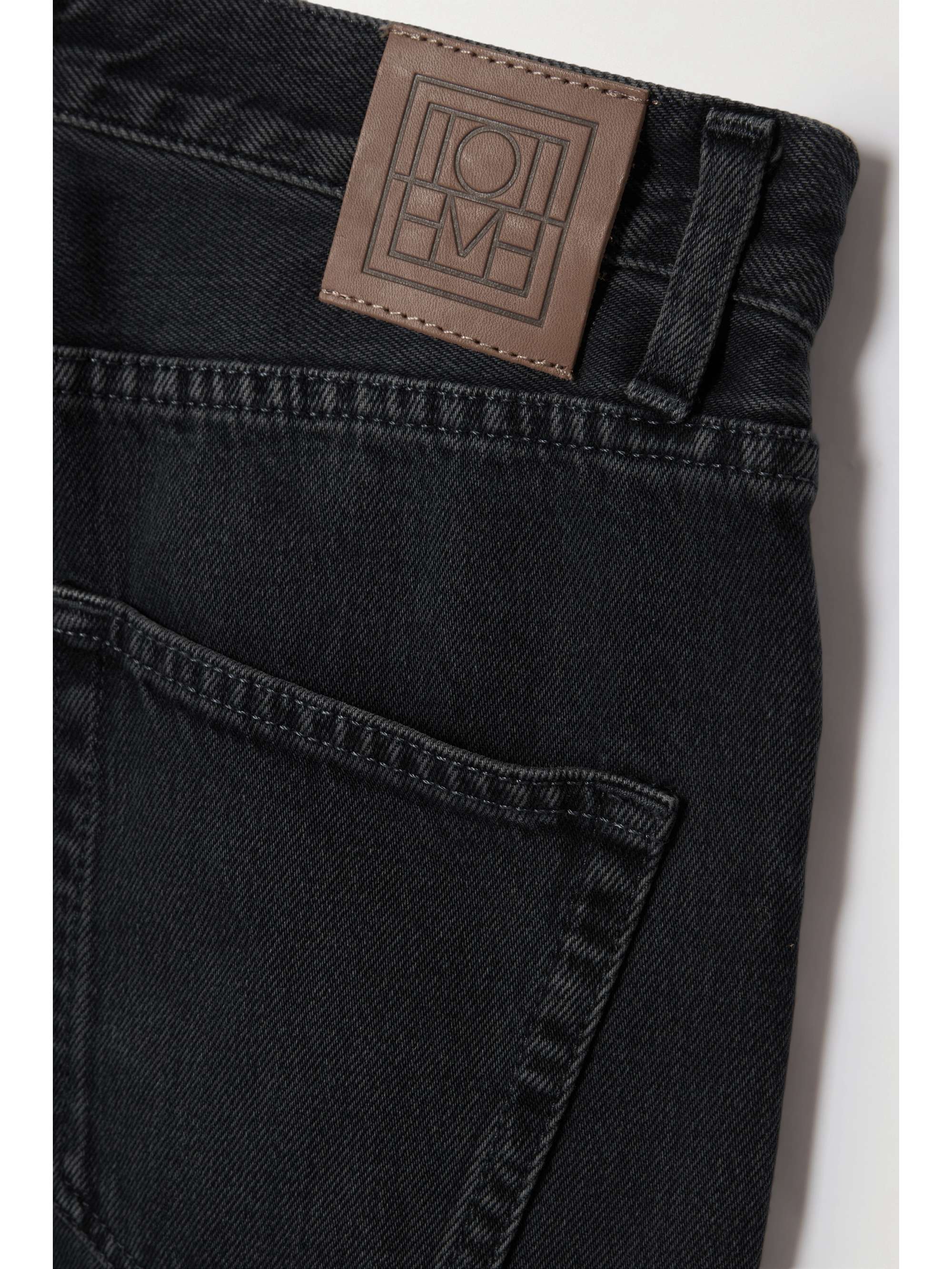 TOTEME High-rise slim-leg jeans