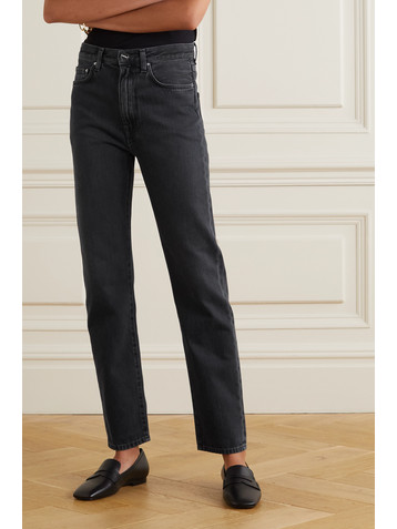 TOTEME High-rise slim-leg jeans
