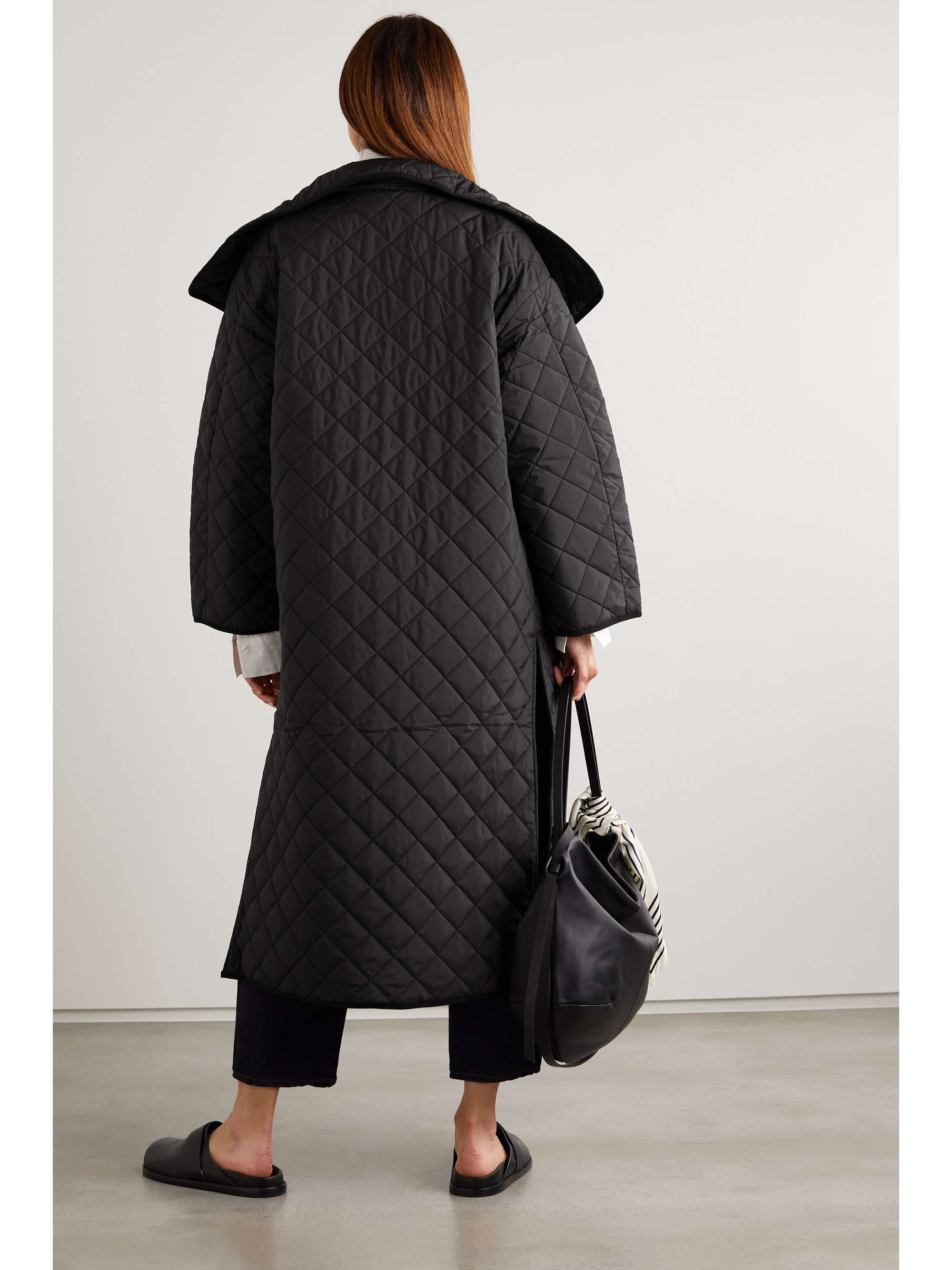 TOTEME Quilted recycled shell coat