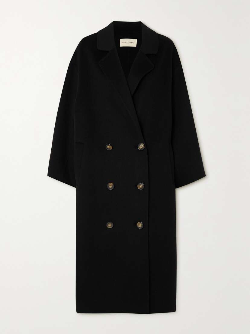 Loulou de Saison Borneo Oversized Double-breasted Wool And Cashmere-blend Coat