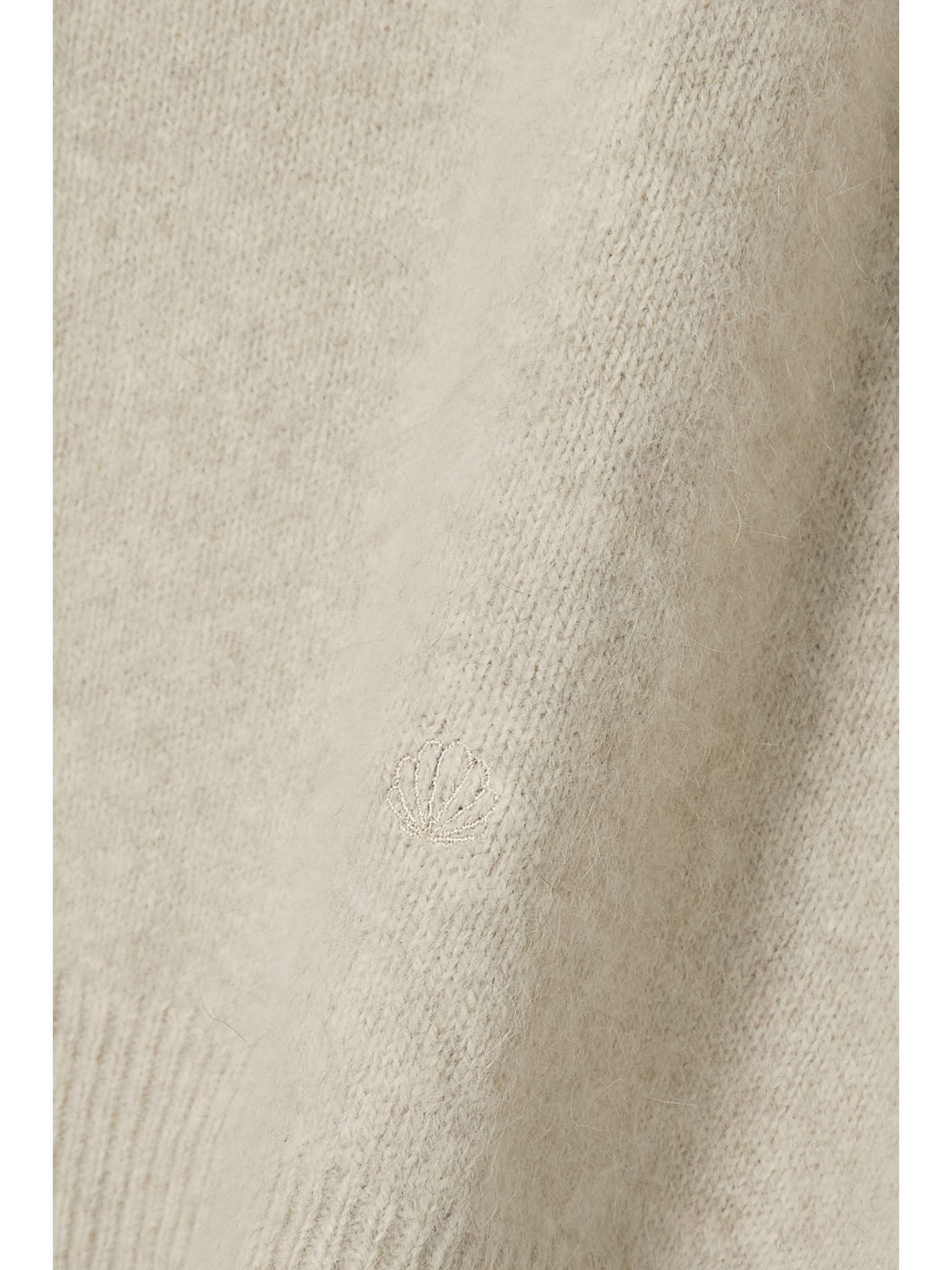 LOULOU DE SAISON Galli oversized cropped wool-blend sweater