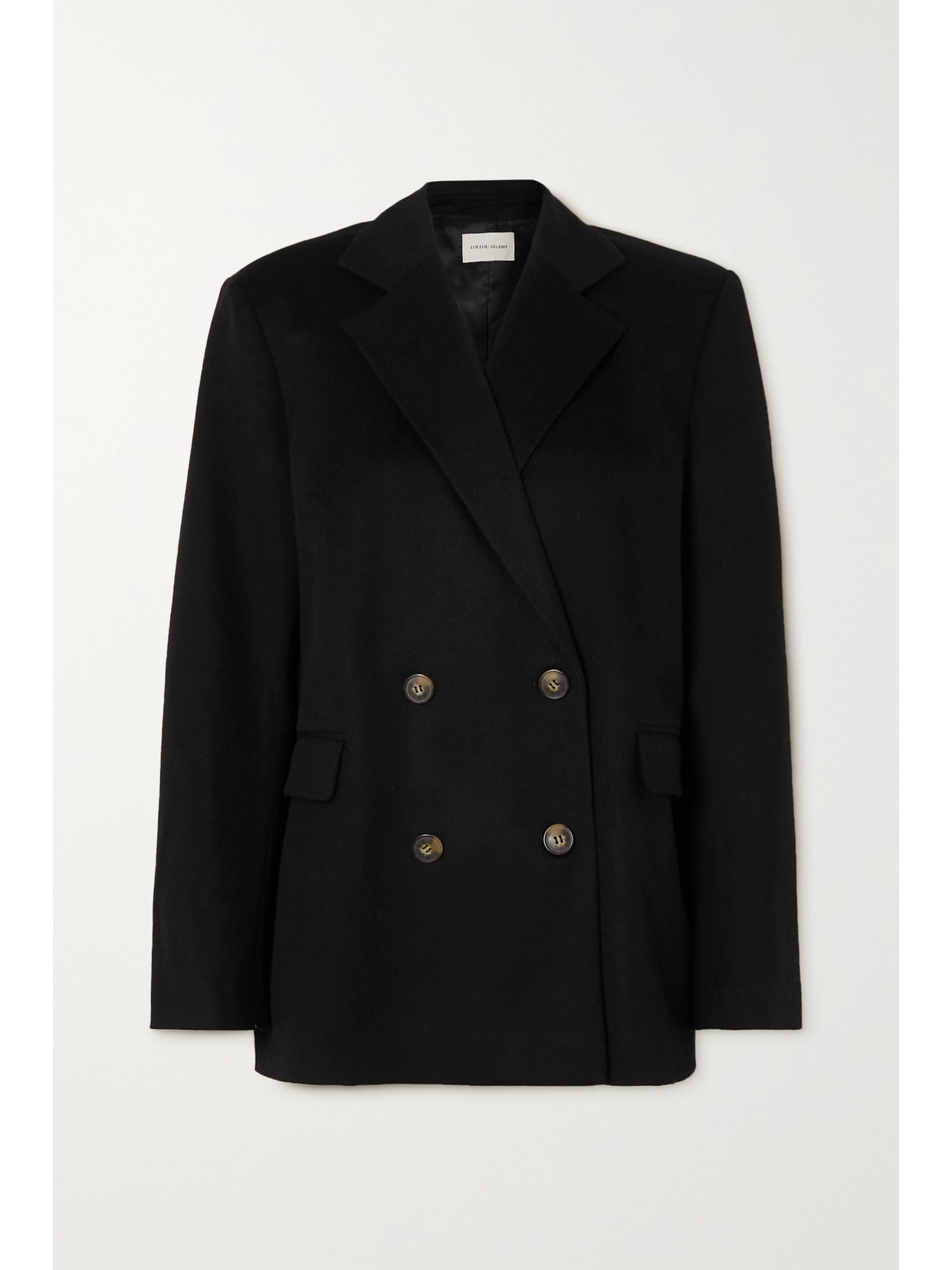LOULOU STUDIO VIUVA DOUBLE-BREASTED WOOL BLAZER