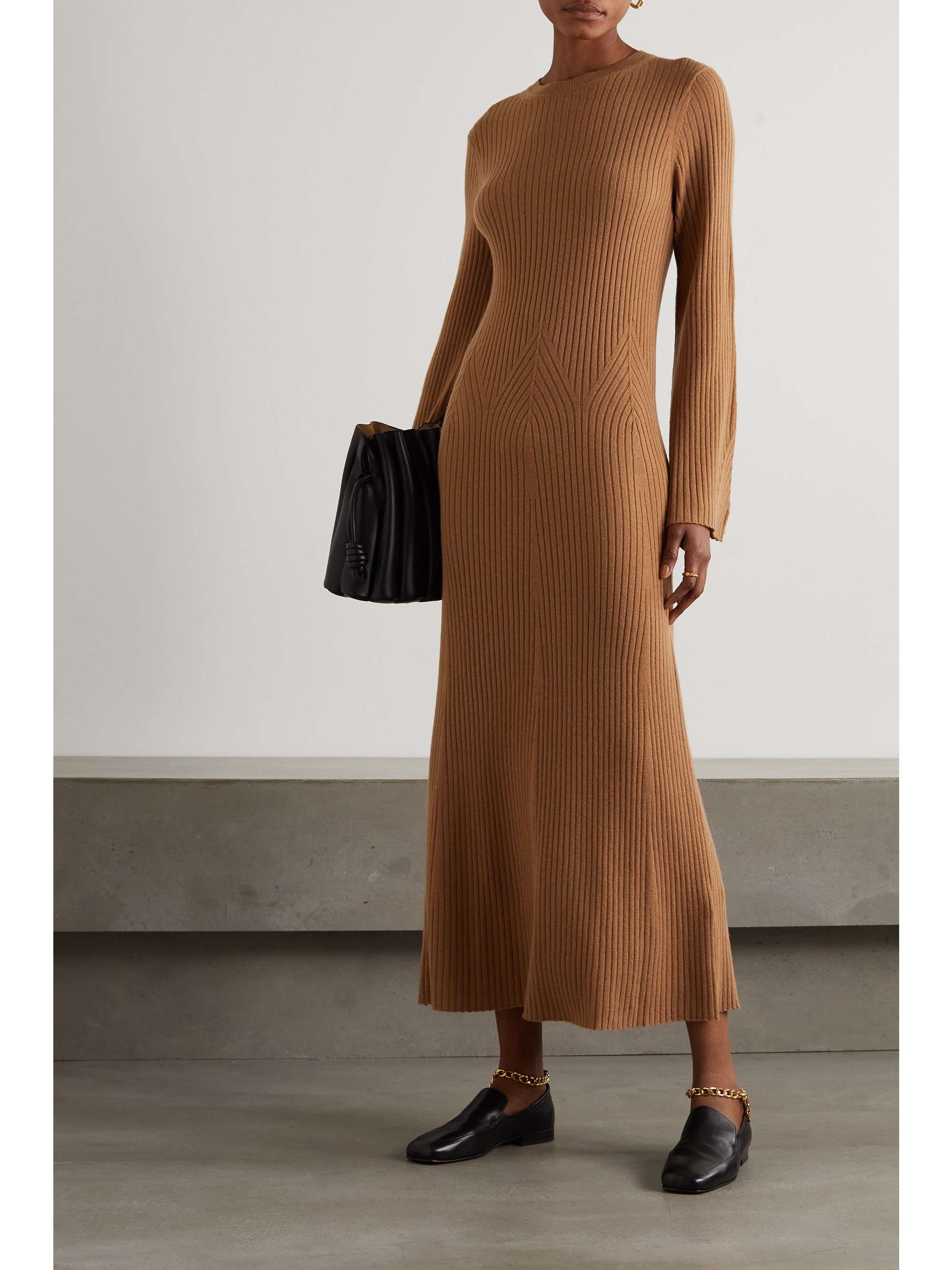 wool maxi dress