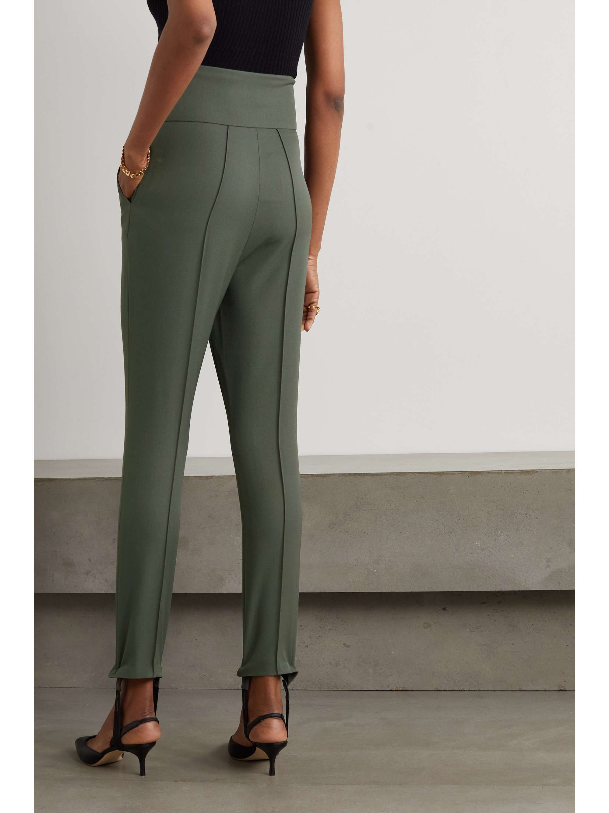 LOULOU DE SAISON Pinzon stretch-wool tapered pants