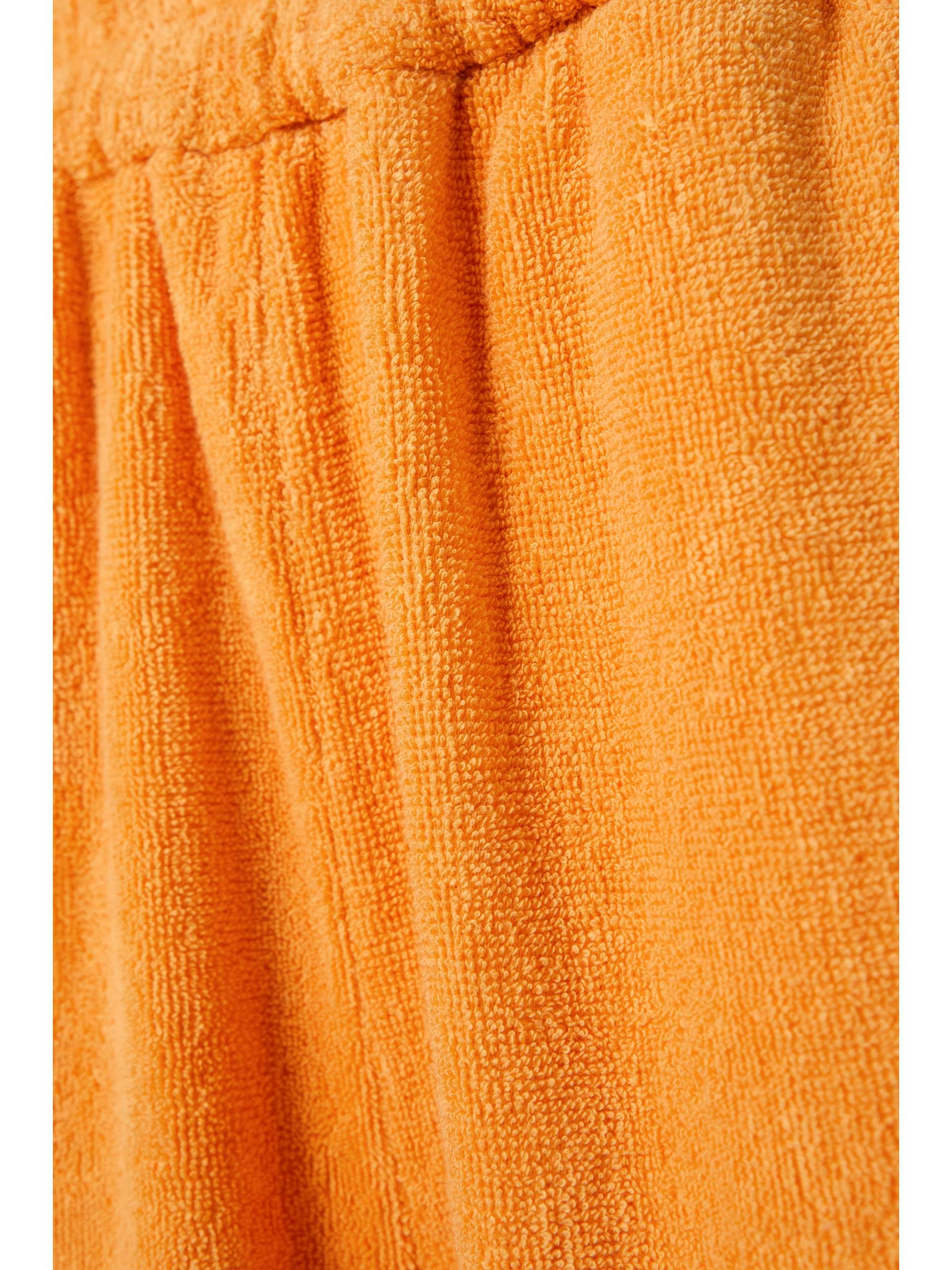 TERRY Capri cotton-terry straight-leg pants
