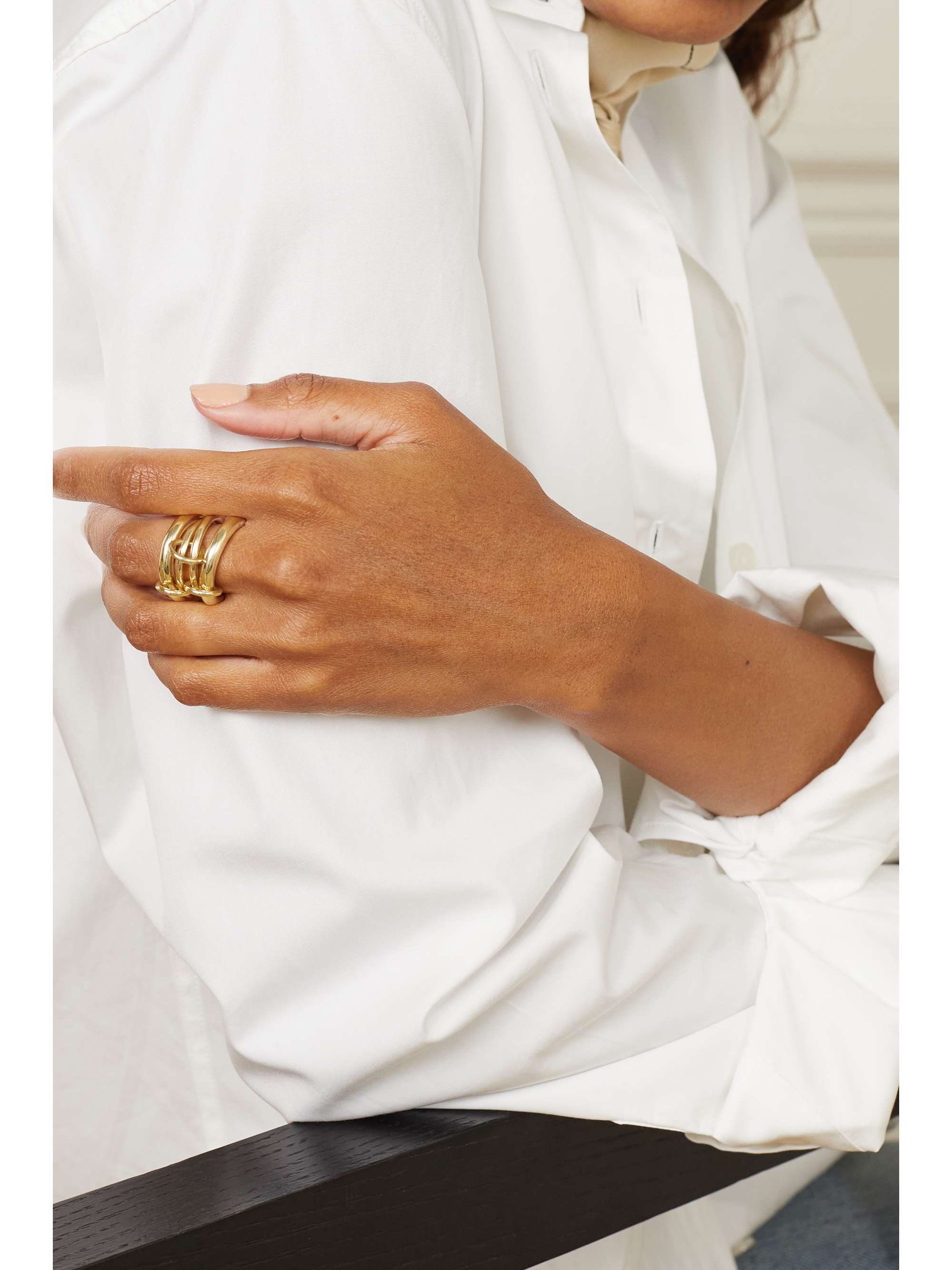 SPINELLI KILCOLLIN Vela Petite set of four 18-karat gold rings