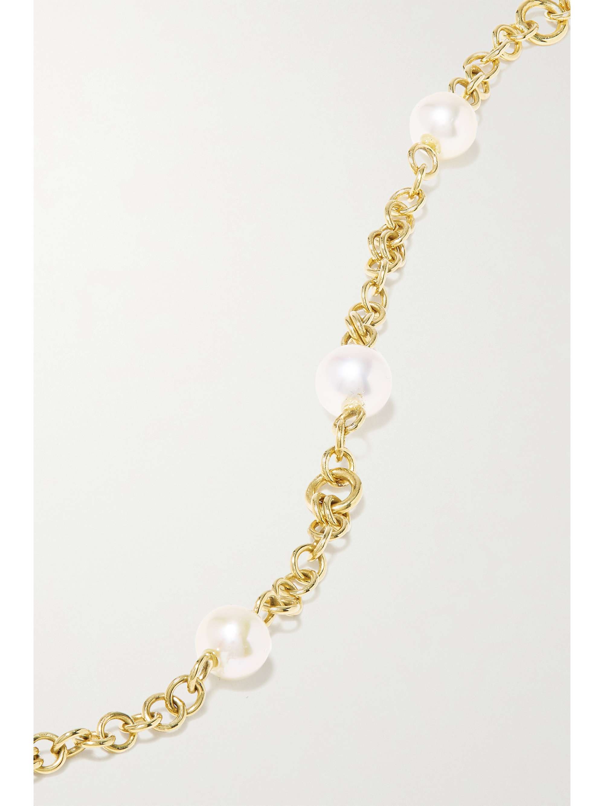 SPINELLI KILCOLLIN Gravity 18-karat gold pearl bracelet