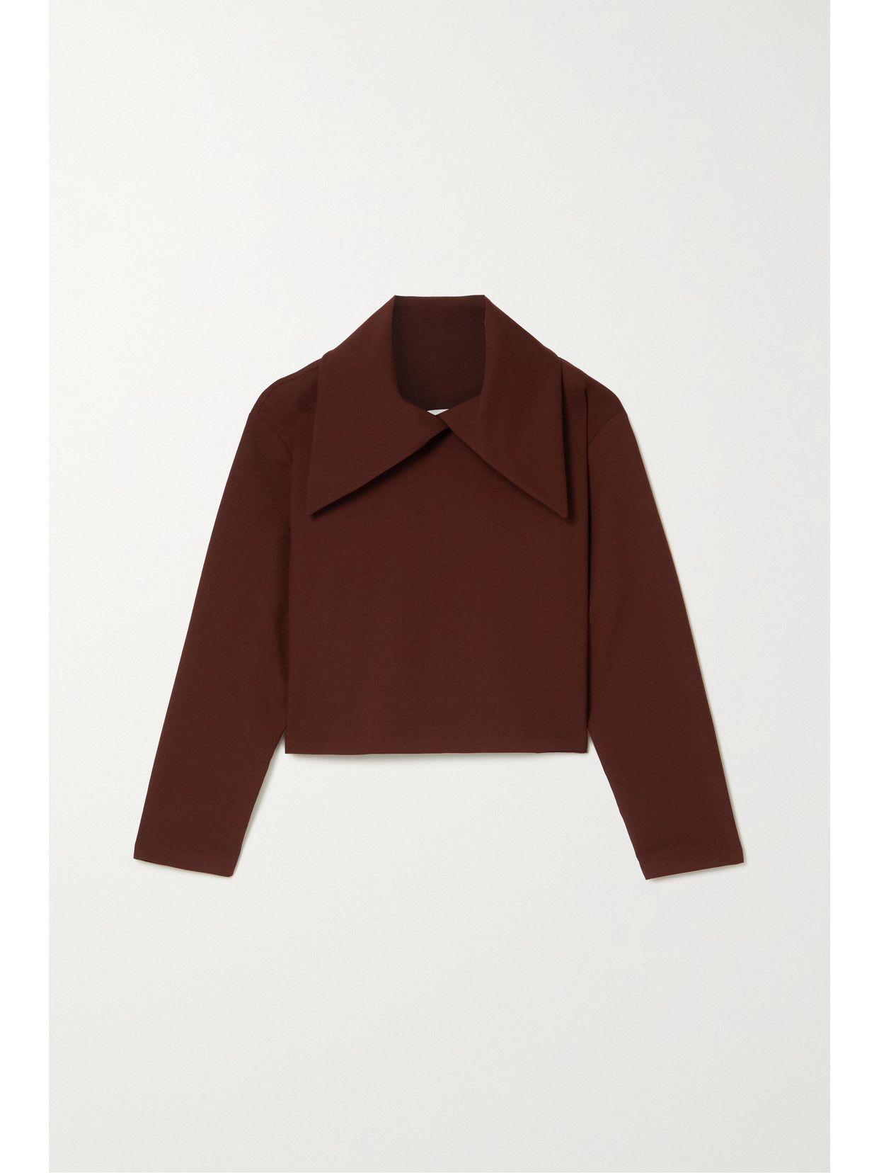 LE 17 SEPTEMBRE Cropped Piqué Top