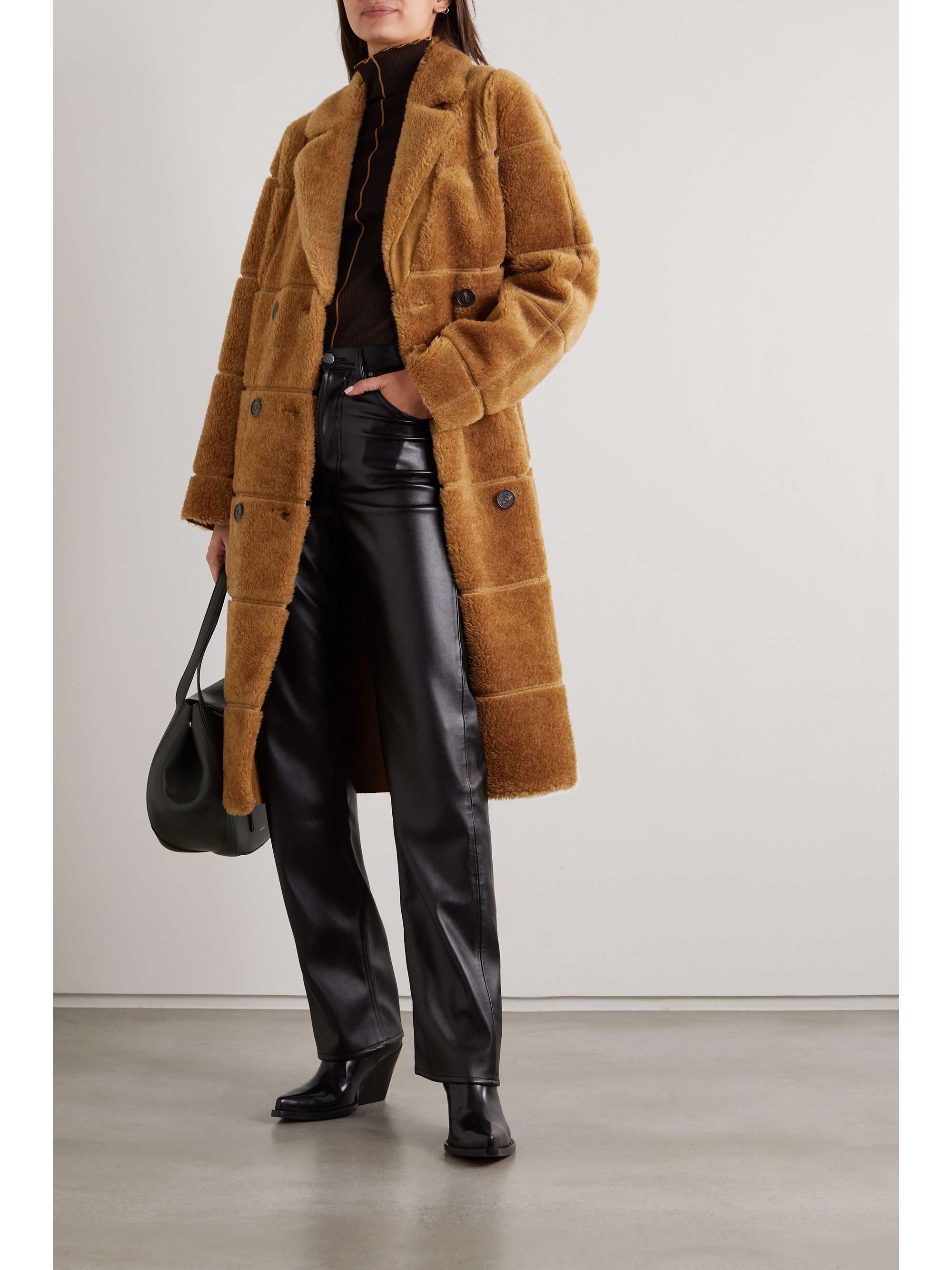 shearling coat faux