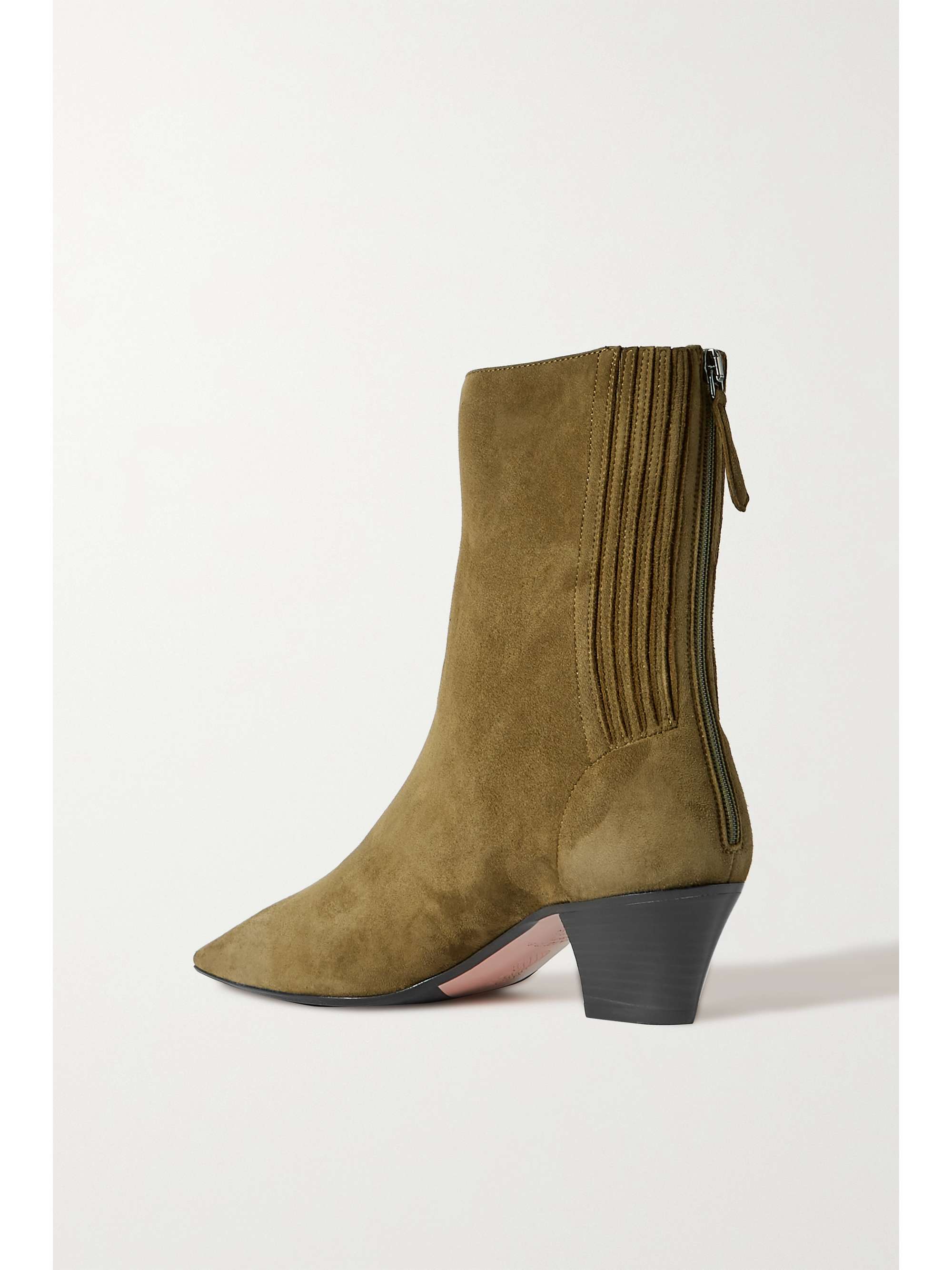 AQUAZZURA Saint Honoré 45 cheetah-print calf hair ankle boots