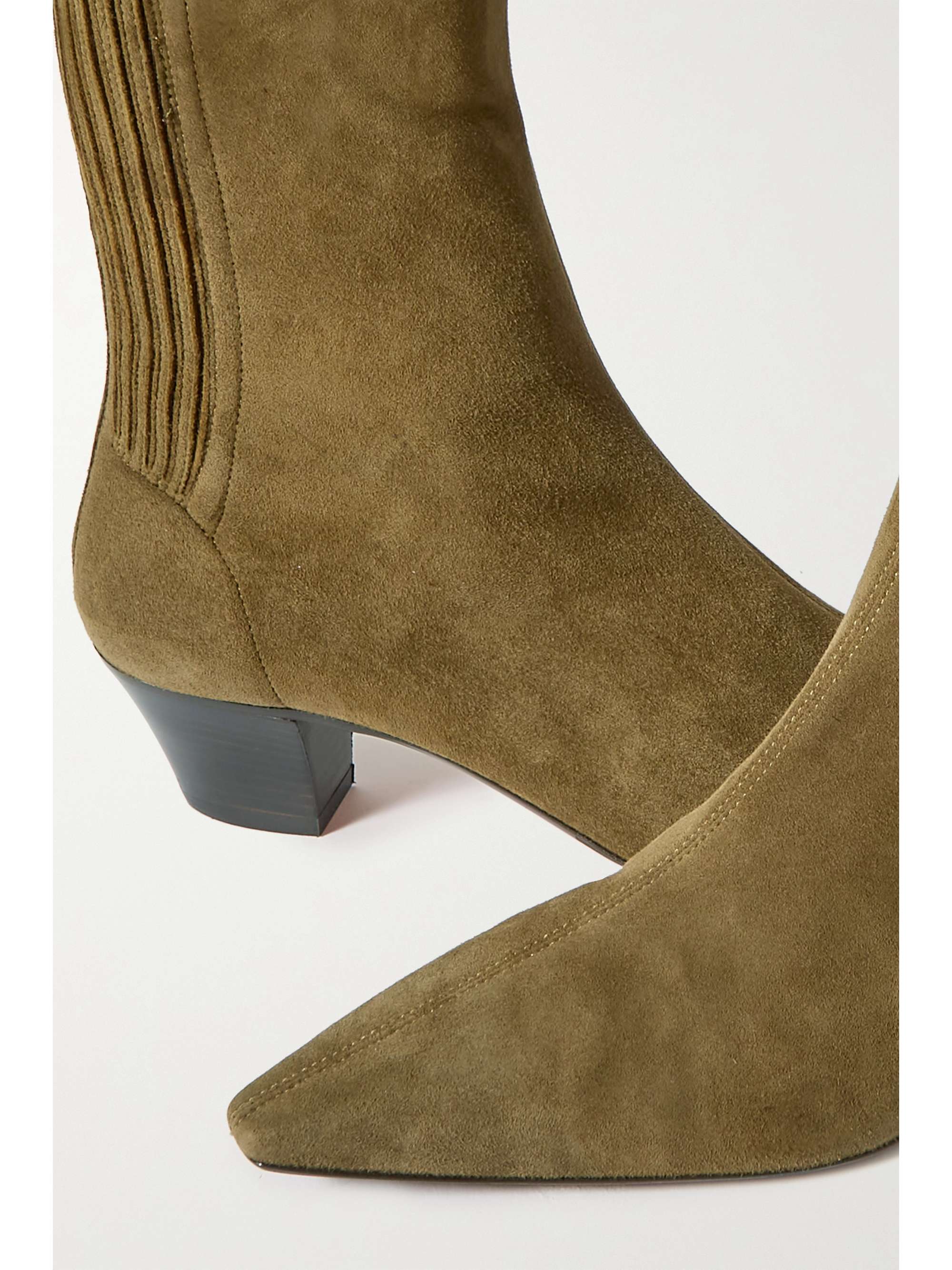 AQUAZZURA Saint Honoré 45 cheetah-print calf hair ankle boots