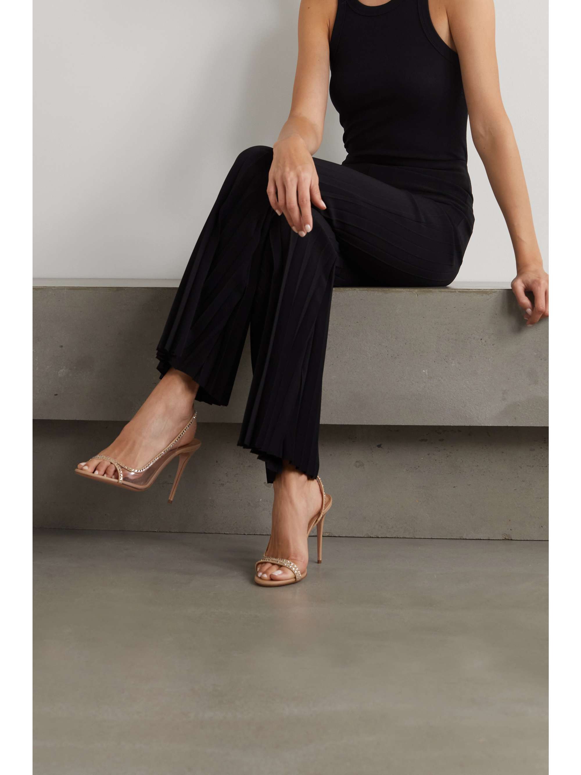 aquazzura slingback sandals