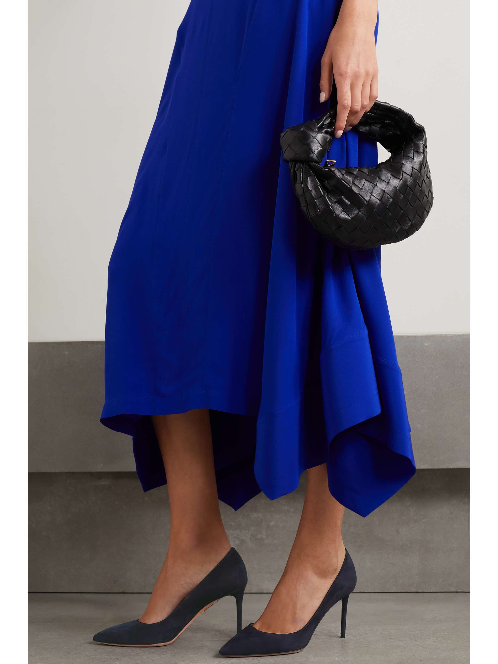 AQUAZZURA Purist 85 suede pumps