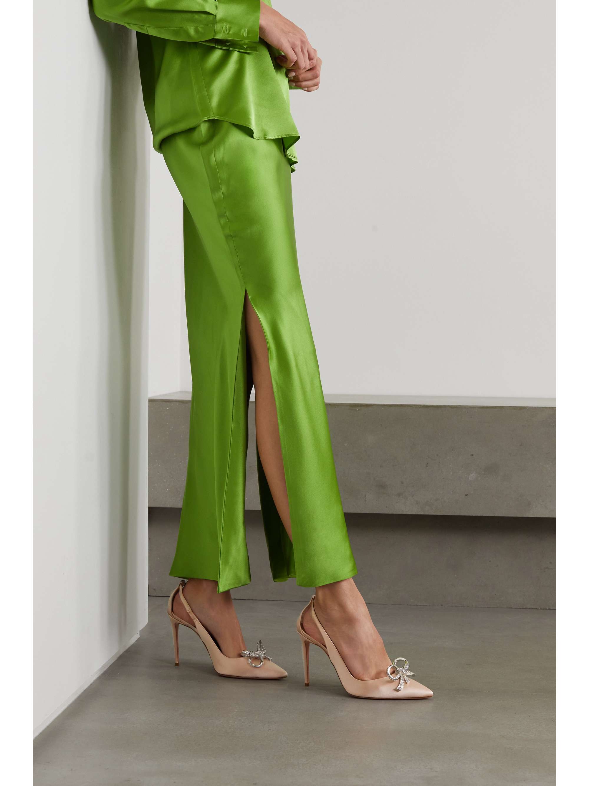 aquazzura cutout pumps