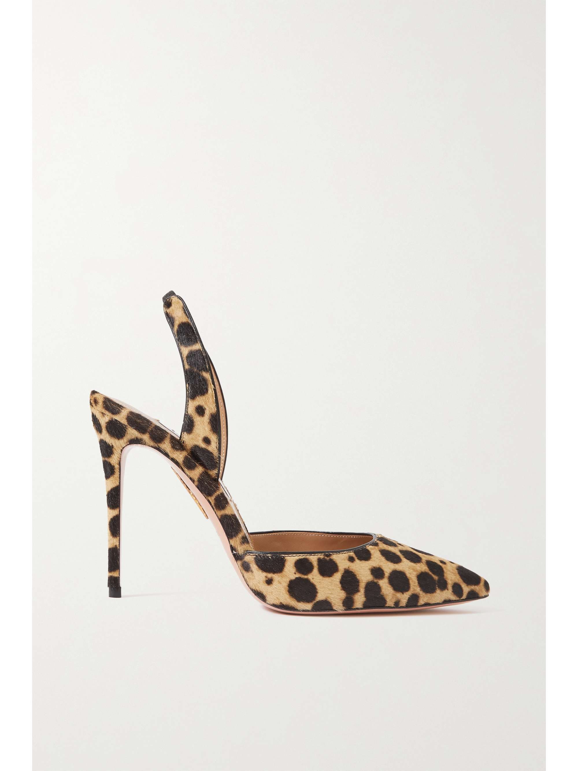 animal print slingbacks