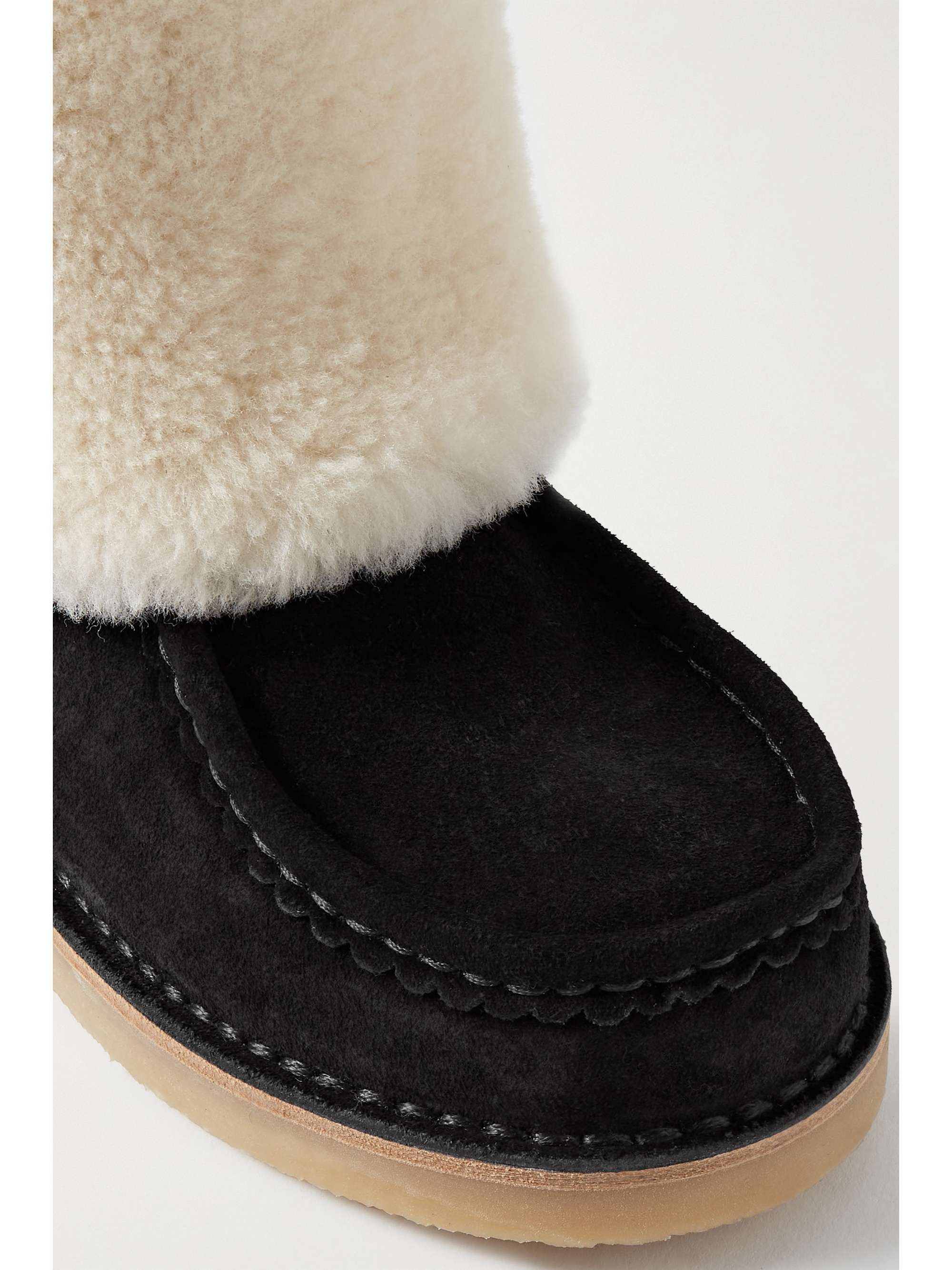 CHLOÉ Jessie shearling-lined suede ankle boots
