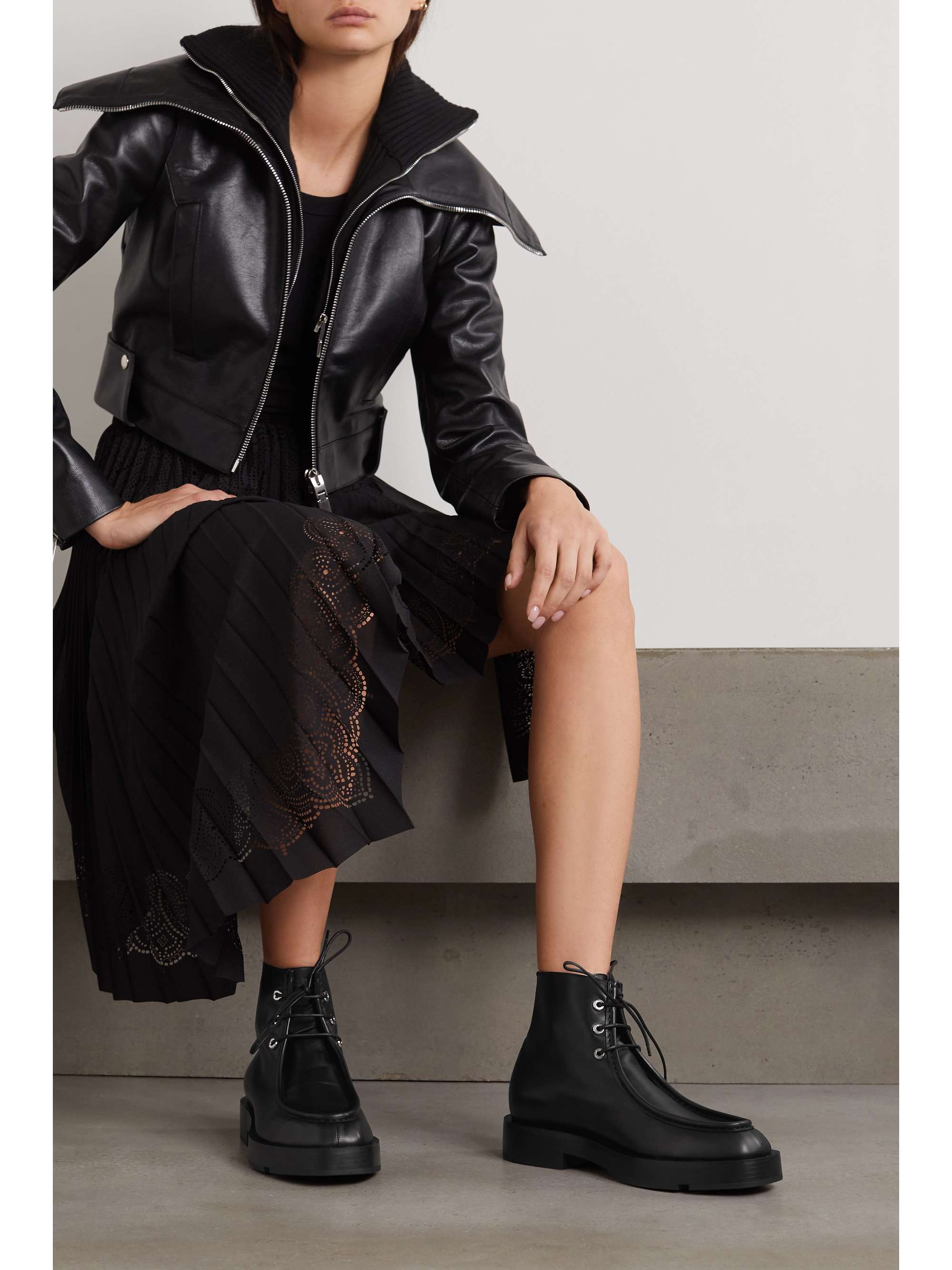GIVENCHY Leather ankle boots