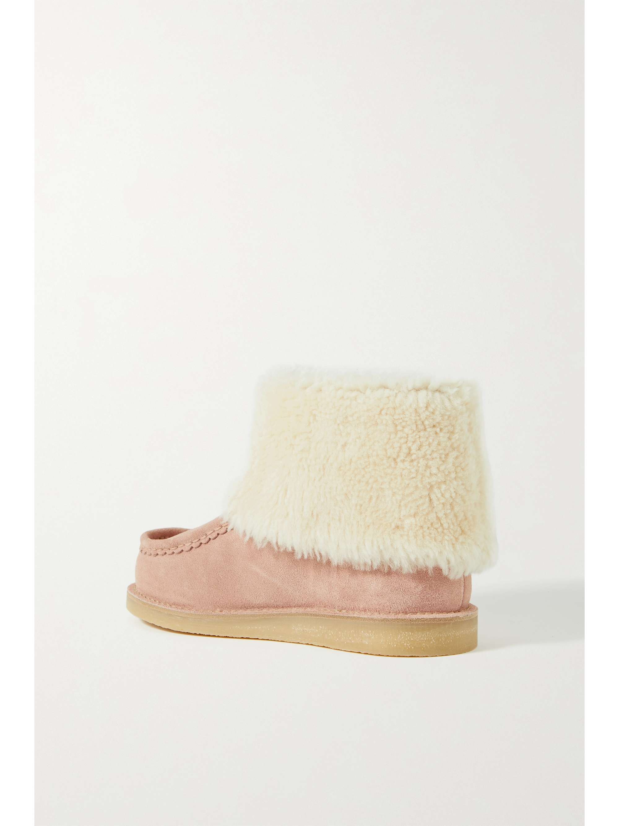 CHLOÉ Jessie shearling-lined suede ankle boots