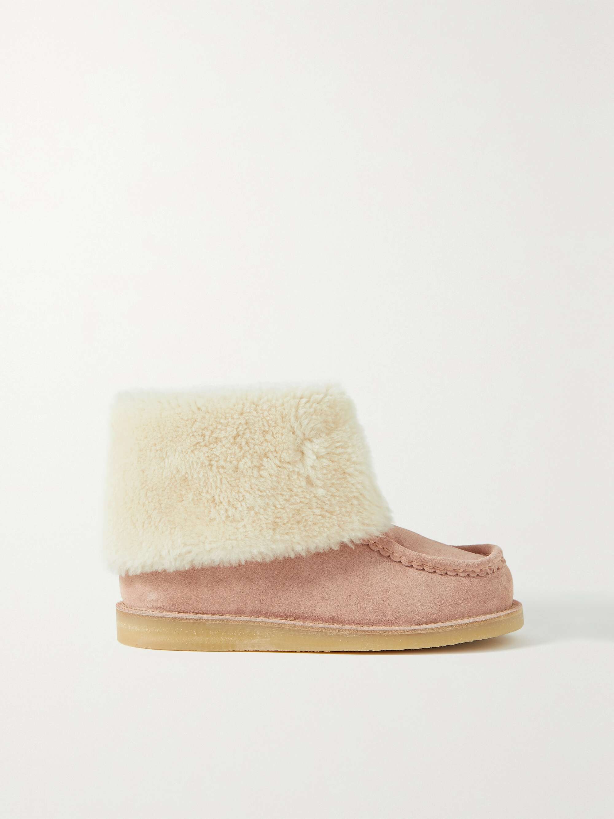 Jessie shearling lined suede ankle boots