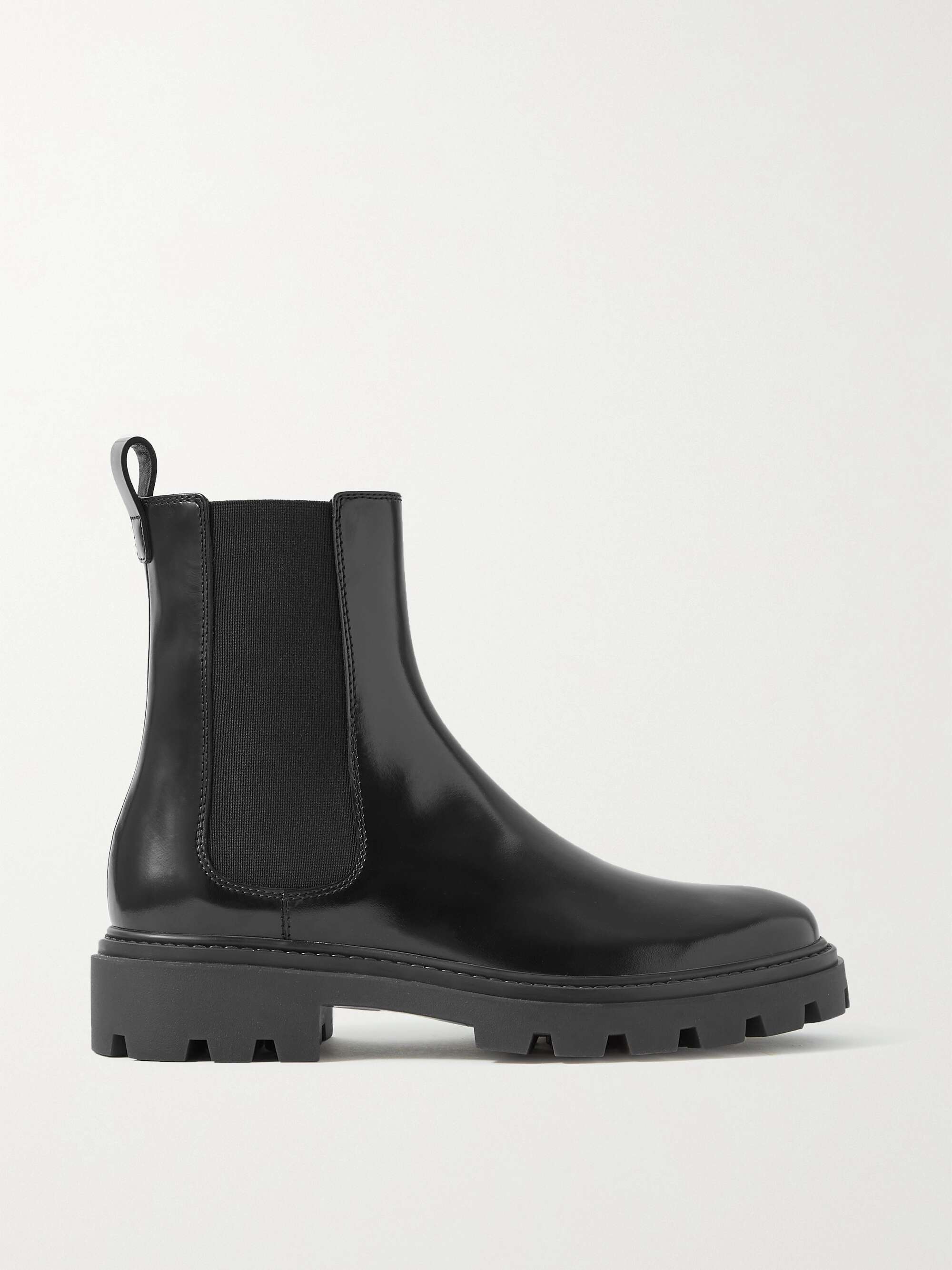 TOD'S Gomma Pesante glossed-leather Chelsea boots | NET-A-PORTER