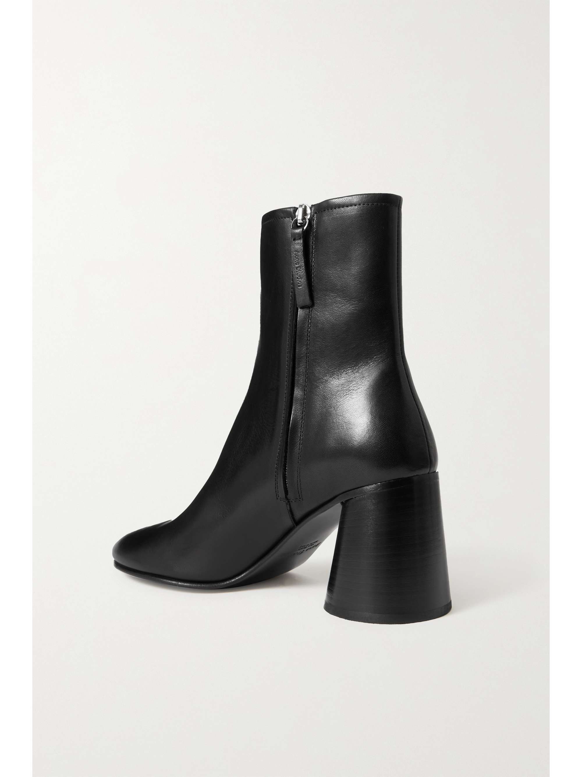 acne stacked heel boot