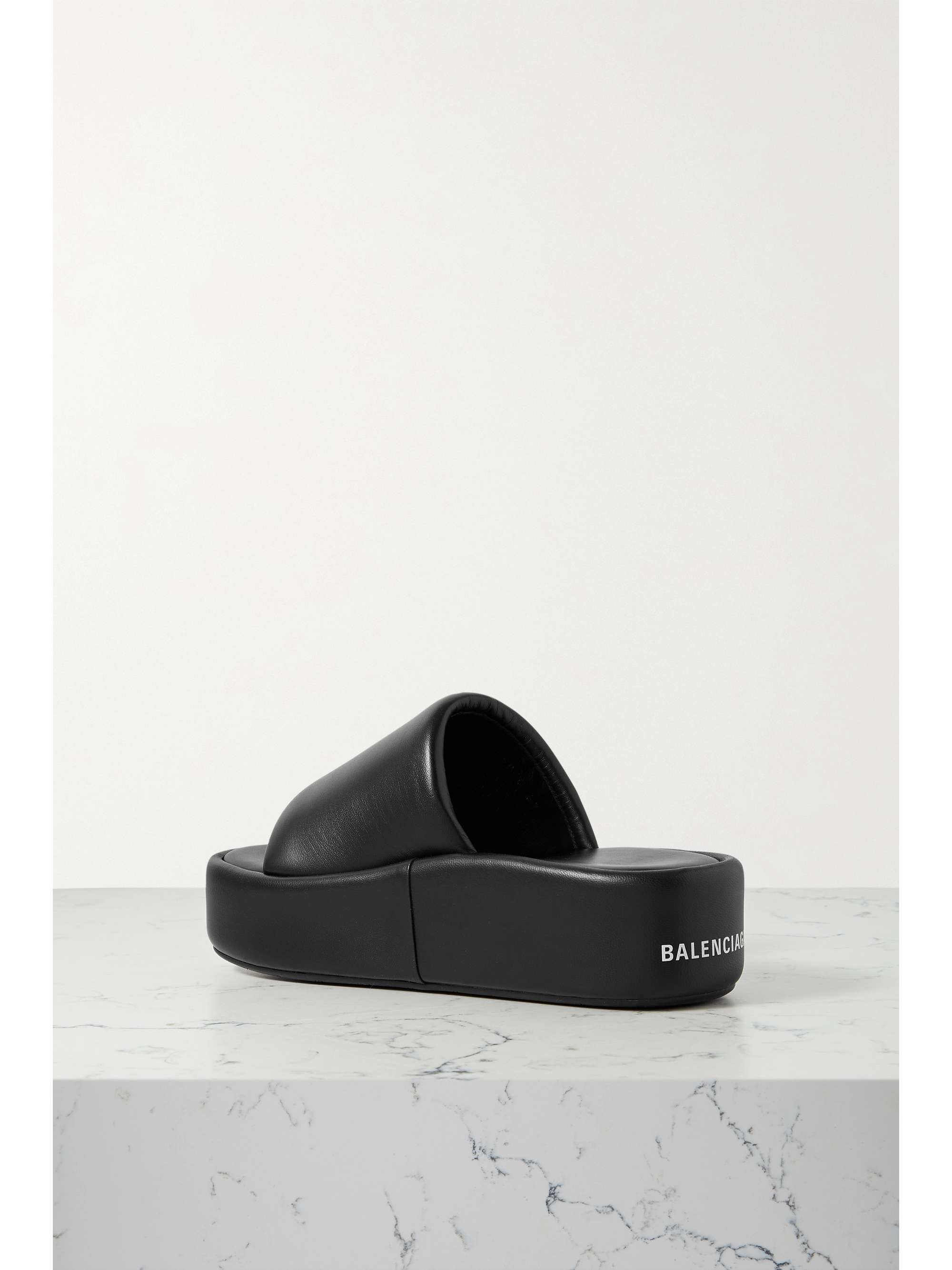 BALENCIAGA Rise leather platform sandals