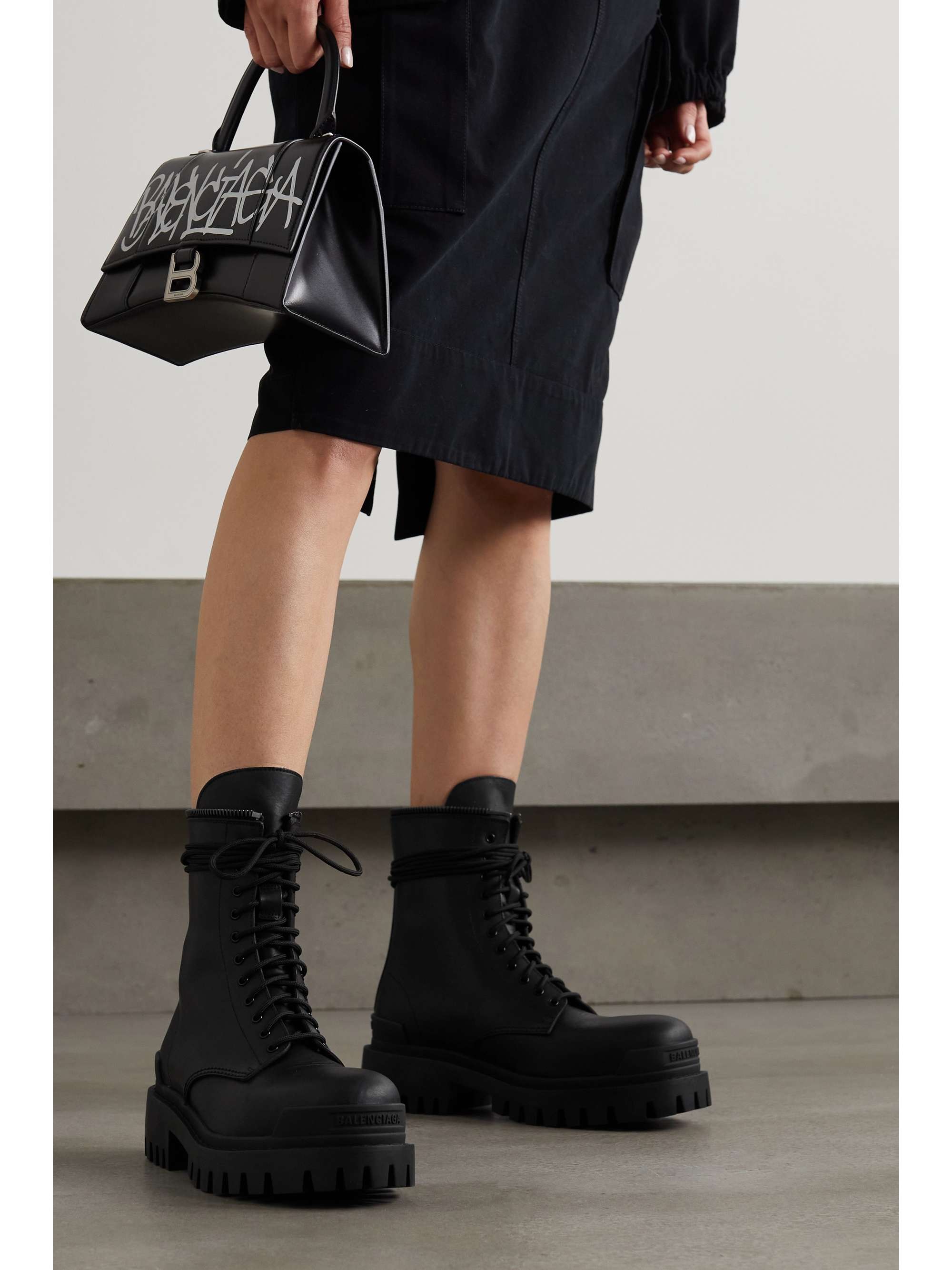 balenciaga platform boots