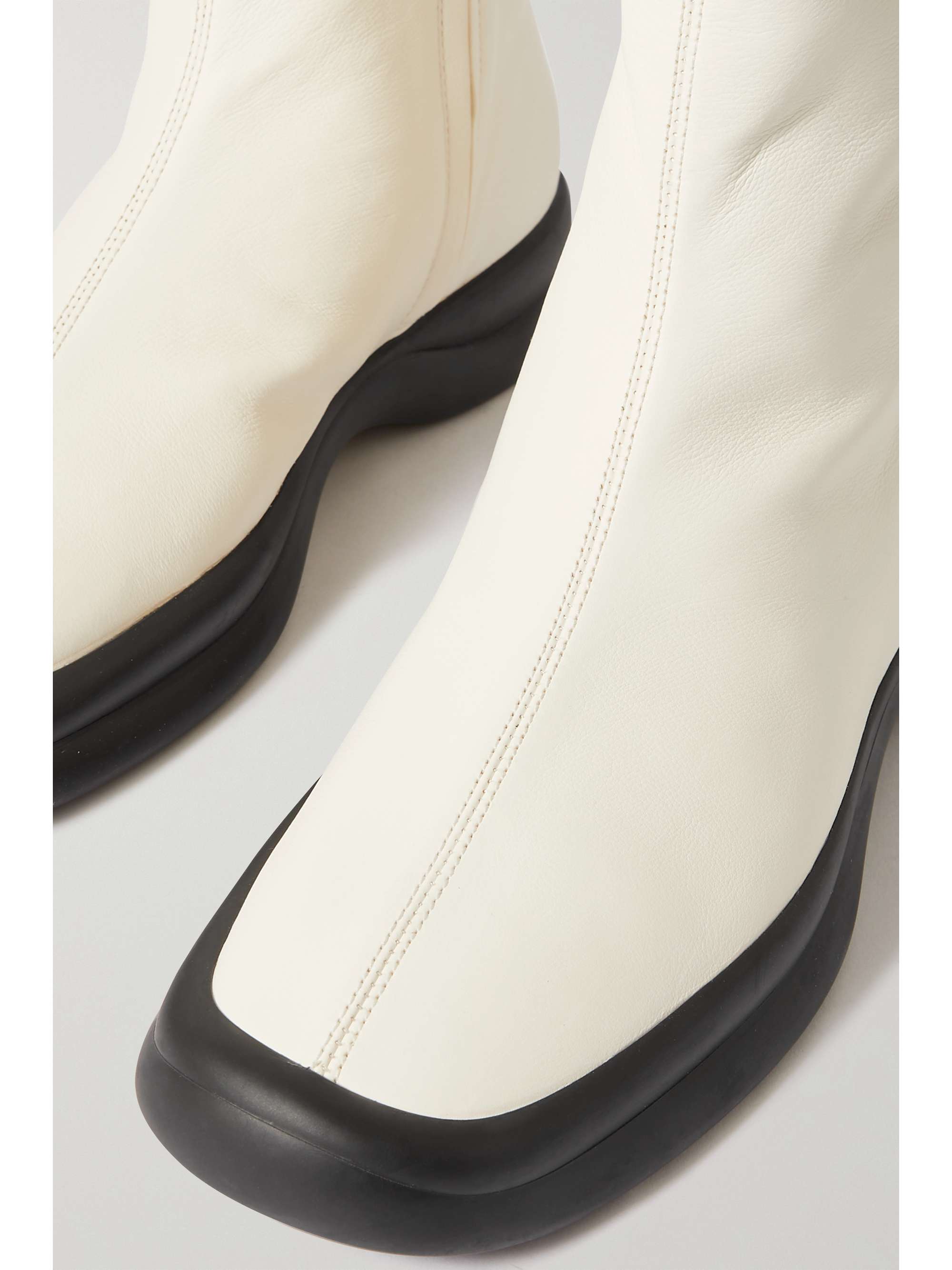 THE ROW Town leather ankle boots