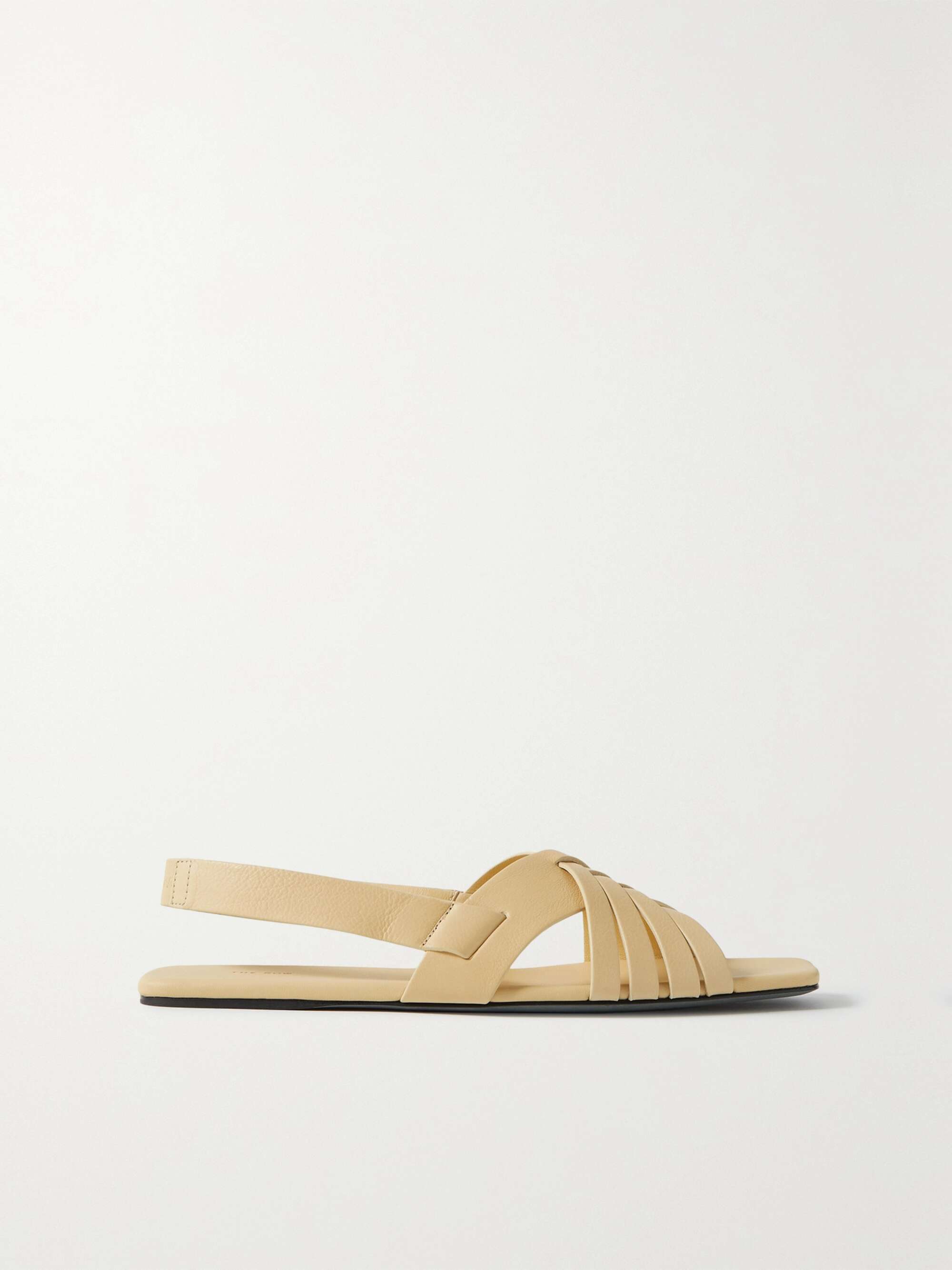 yellow slingback sandals