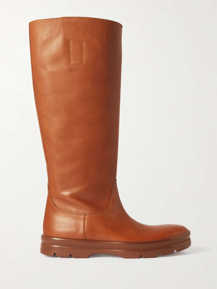 The Row — Billie leather knee boots
