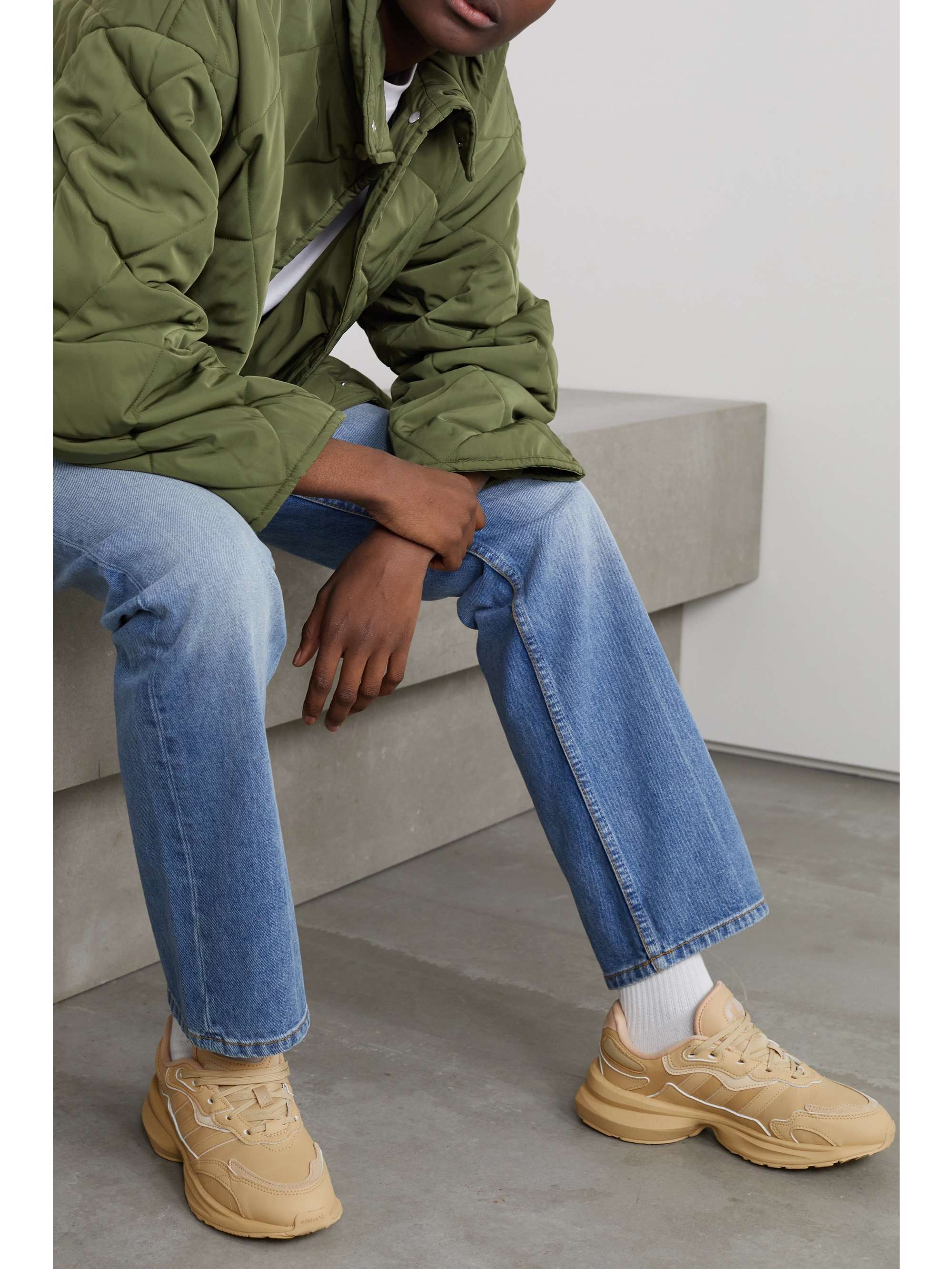 ozikeniel leather sneakers