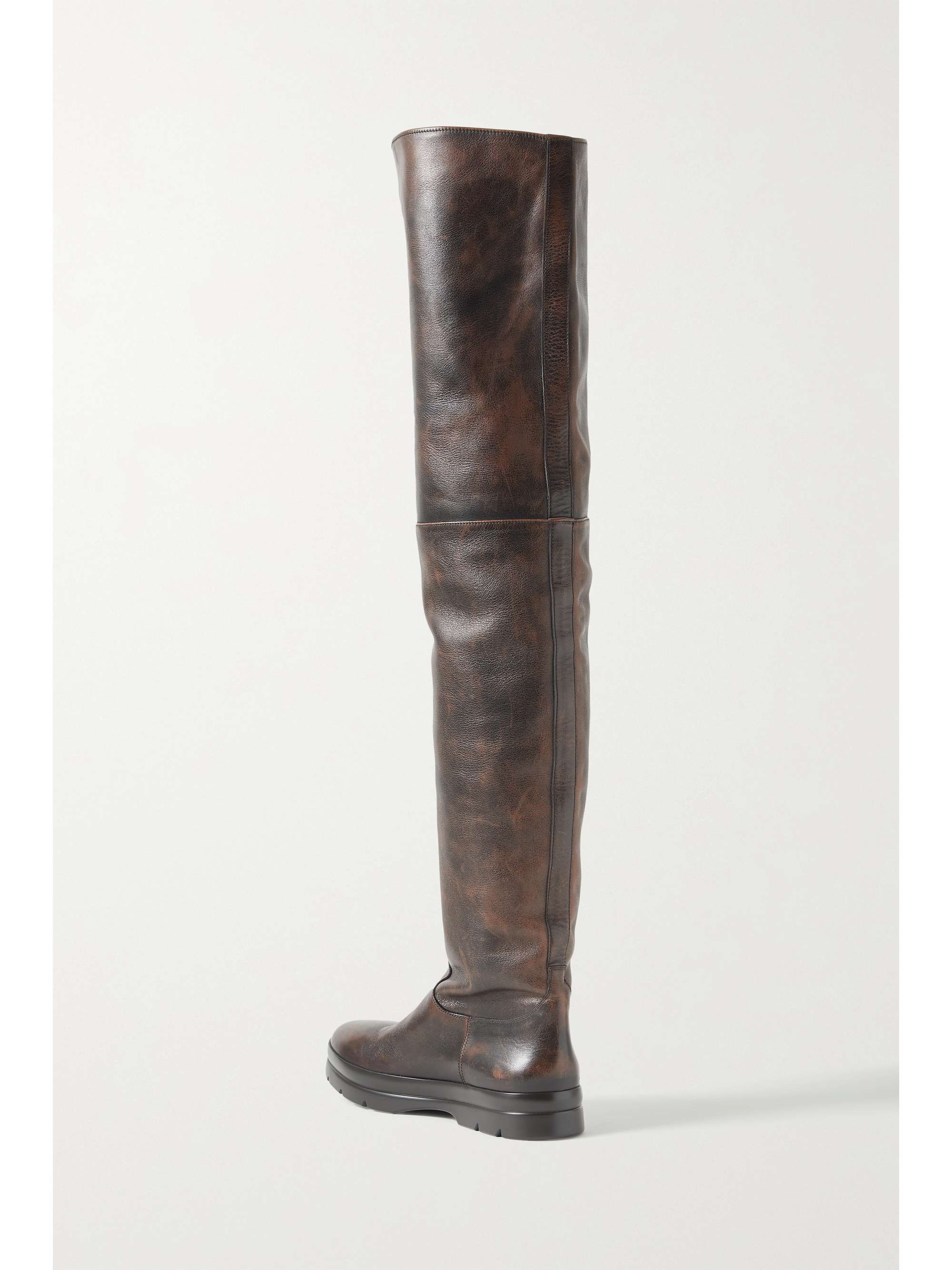 THE ROW Billie leather over-the-knee boots