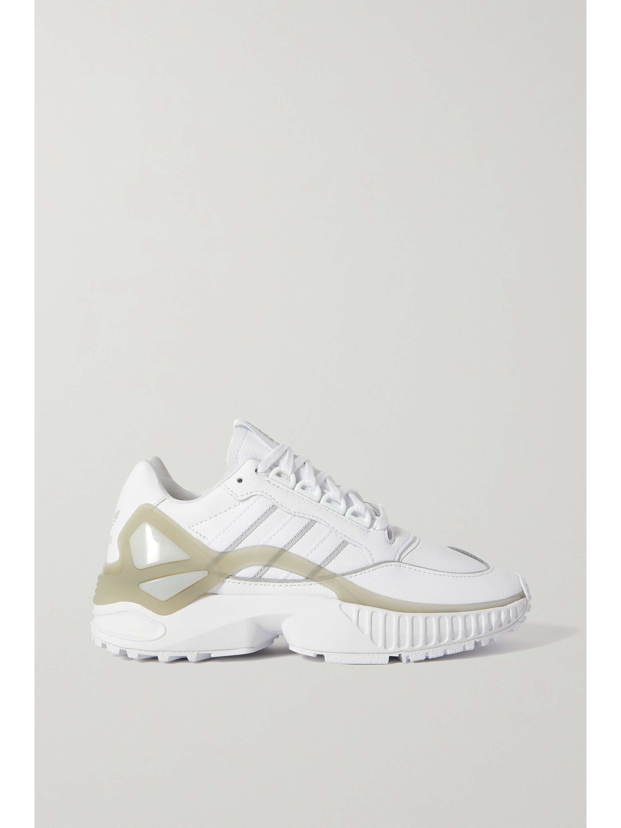 bibliothecaris Dom Inspecteren ADIDAS ORIGINALS ZX Wavian grosgrain-trimmed leather and rubber sneakers |  NET-A-PORTER