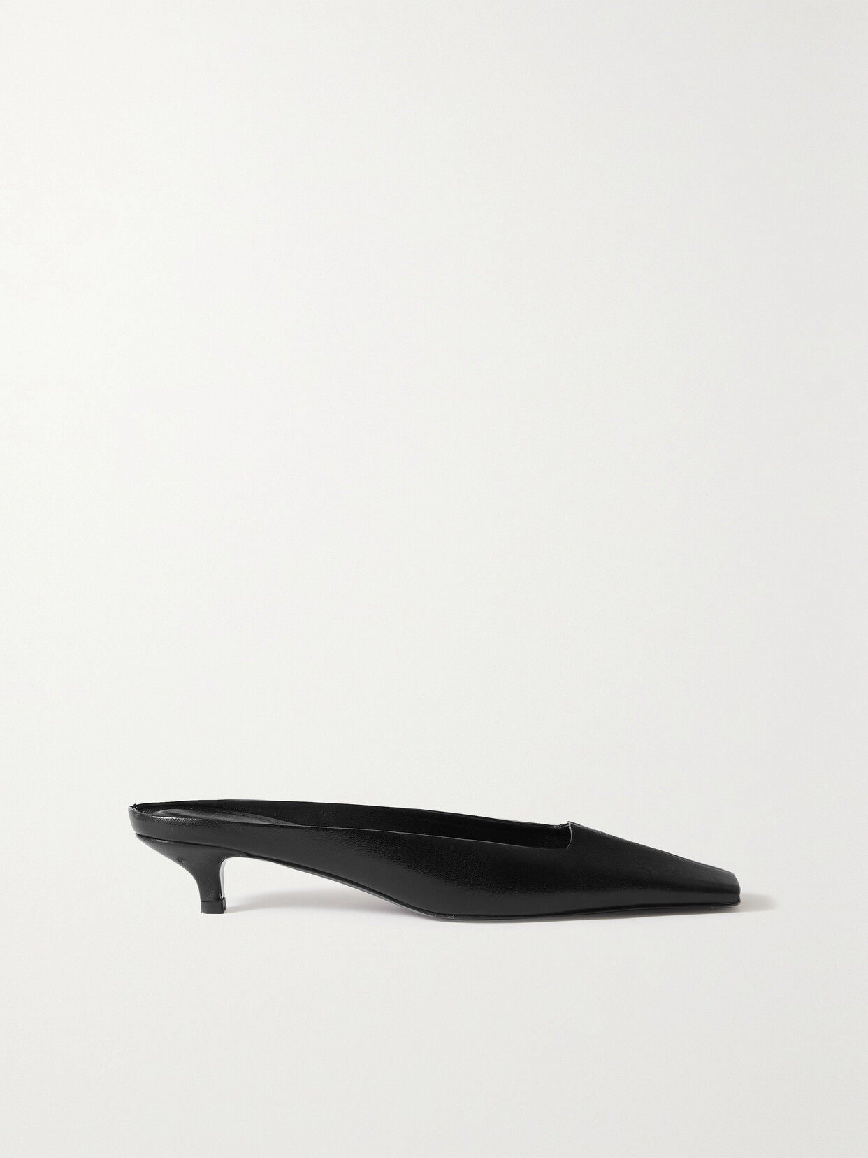 TOTEME - Leather Mules - Black