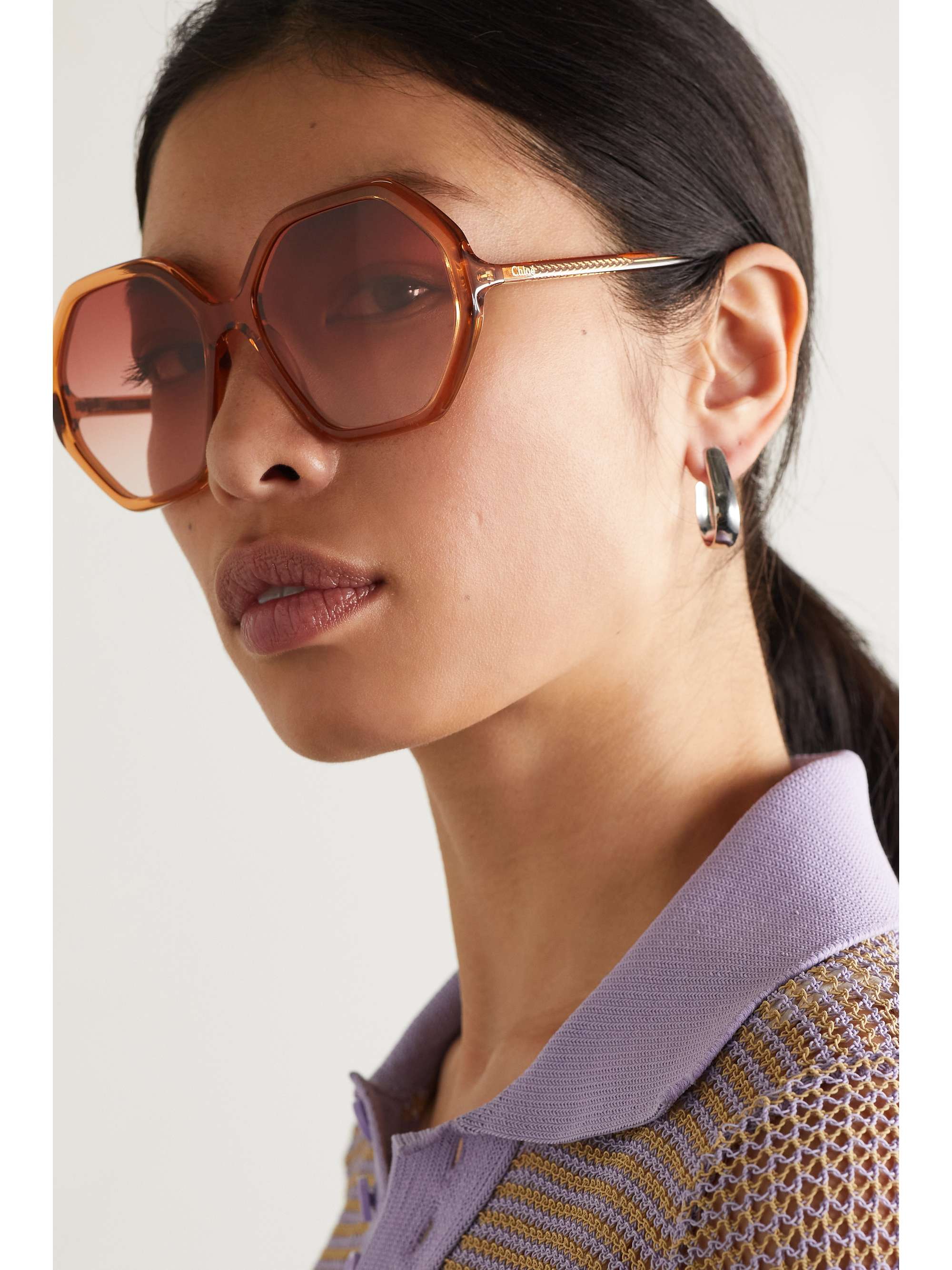 chloe hexagon sunglasses