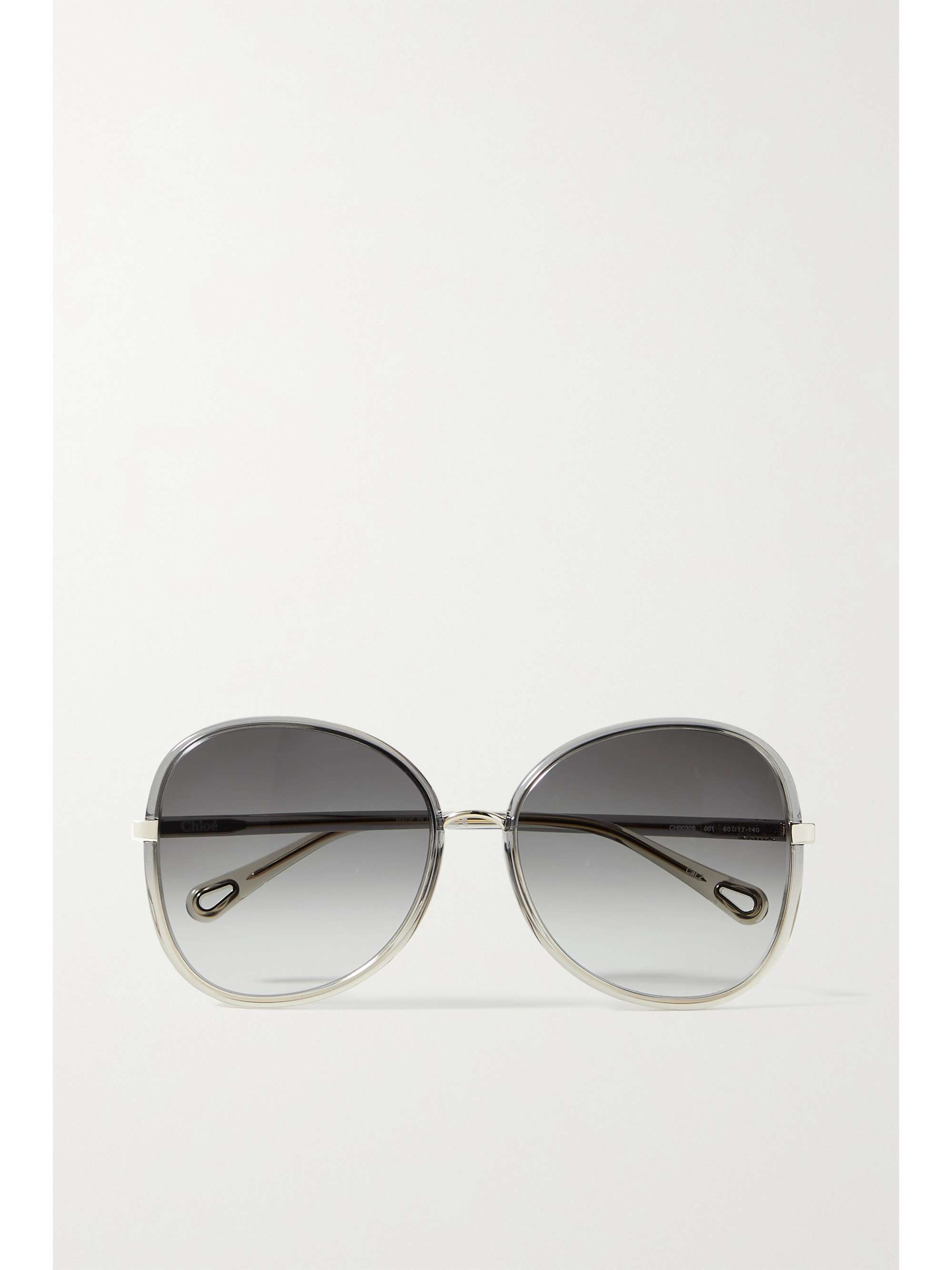 chloe round frame sunglasses