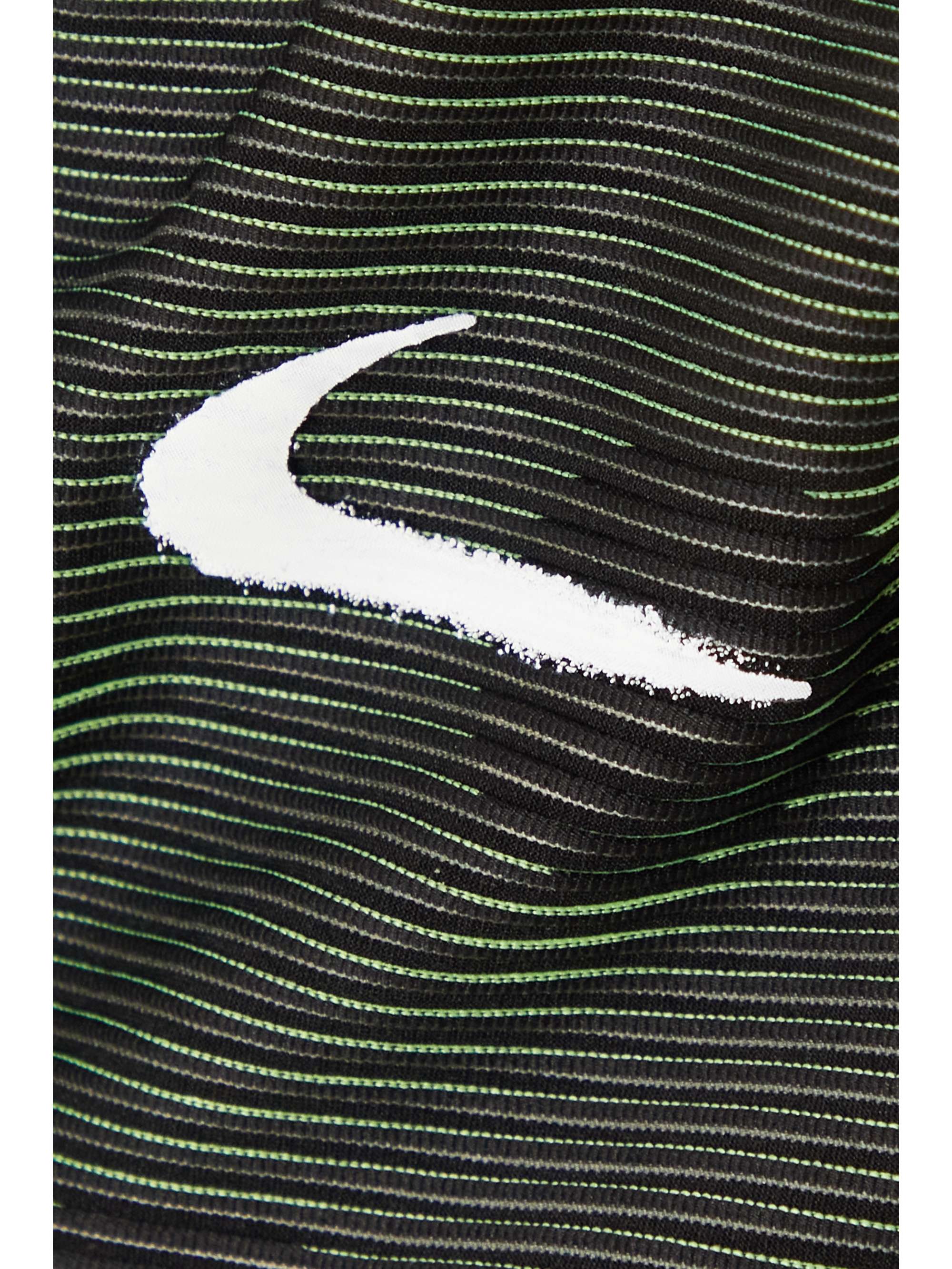 NIKE + Off-White NRG cutout printed stretch-jacquard sports bra