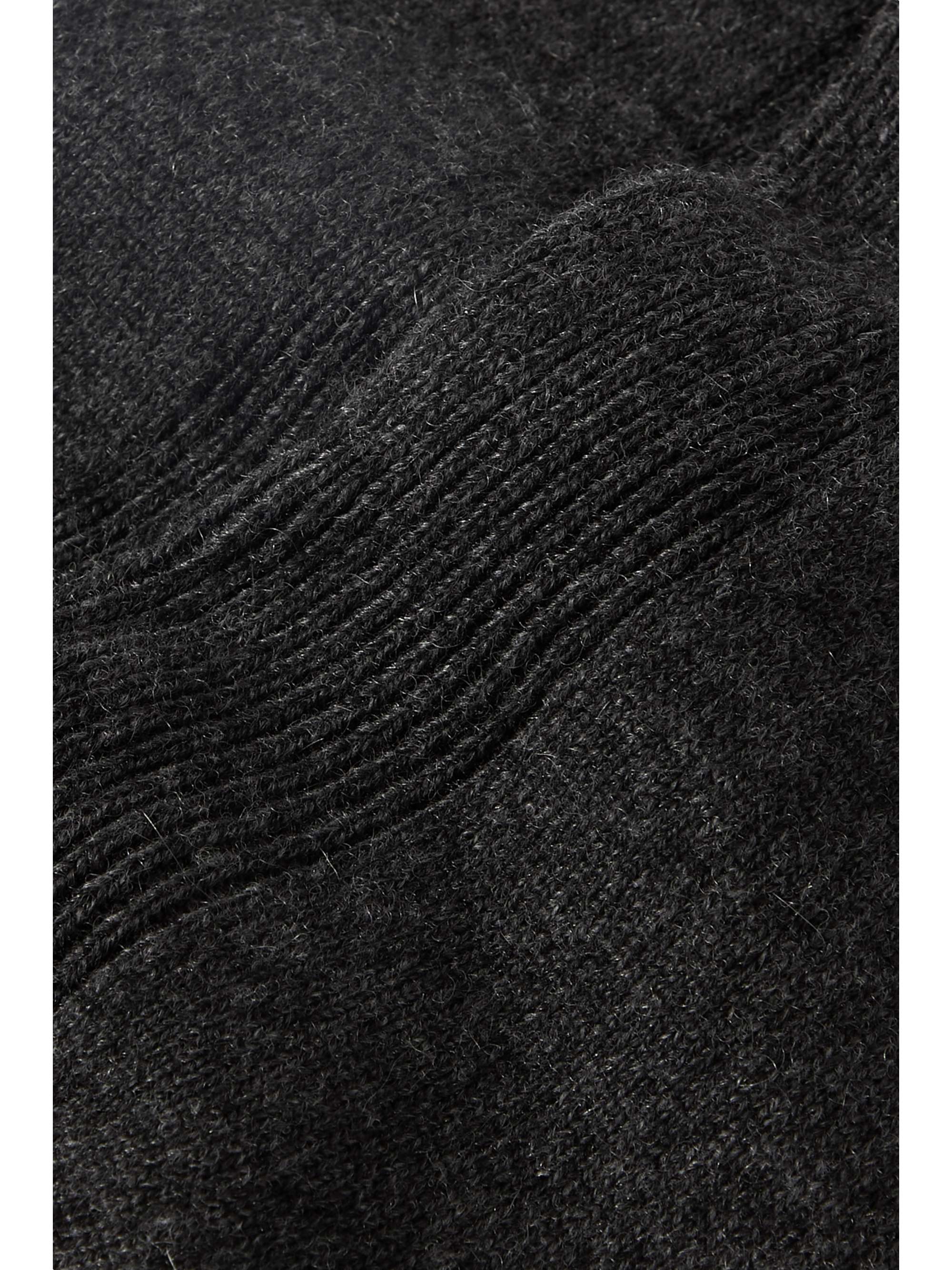 JOHNSTONS OF ELGIN Ribbed cashmere socks