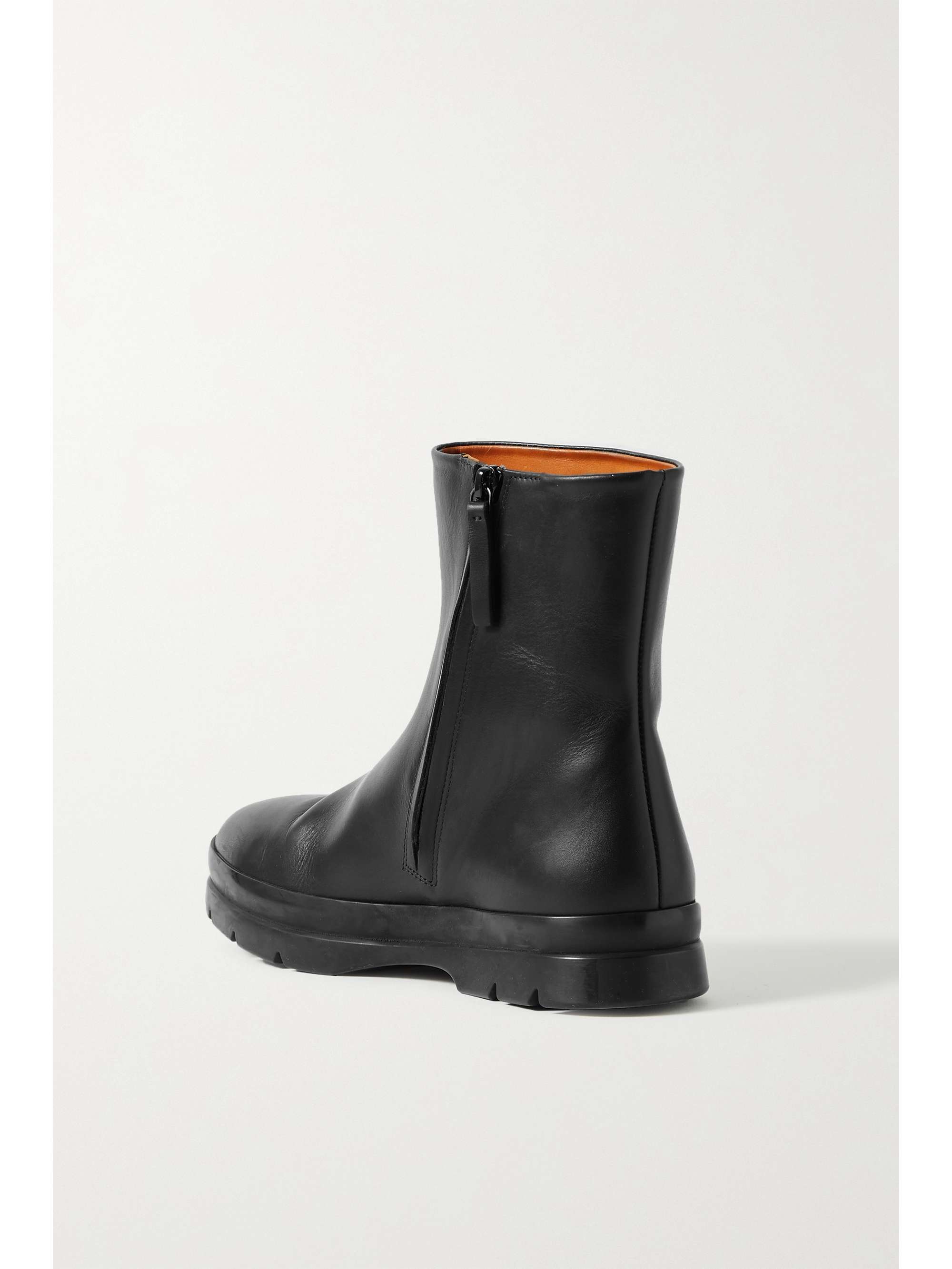 THE ROW Billie leather ankle boots