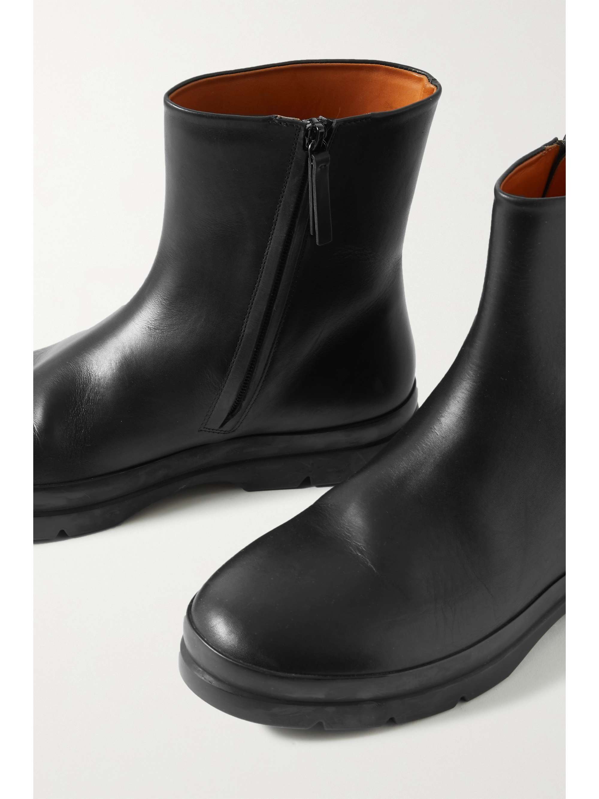 rod Clip sommerfugl Holde THE ROW Billie leather ankle boots | NET-A-PORTER