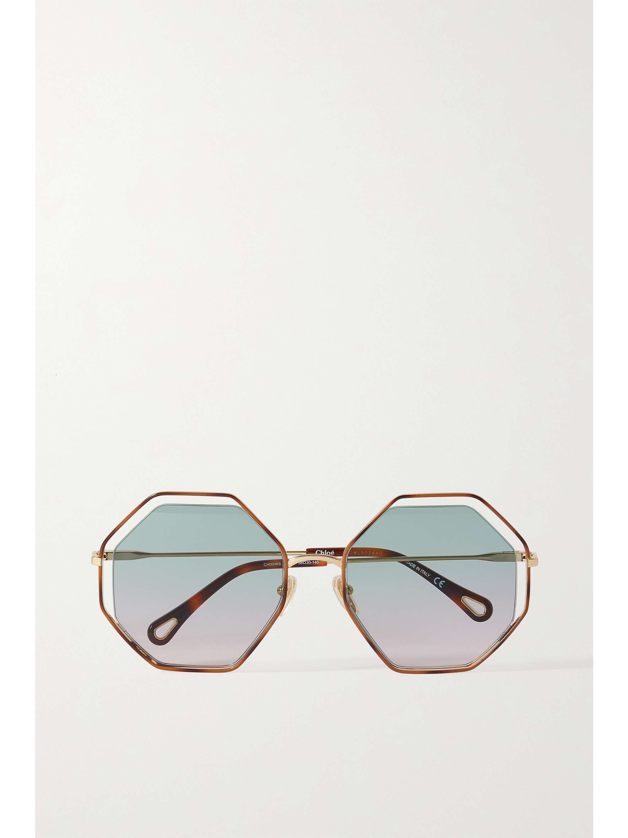 octagon frame sunglasses