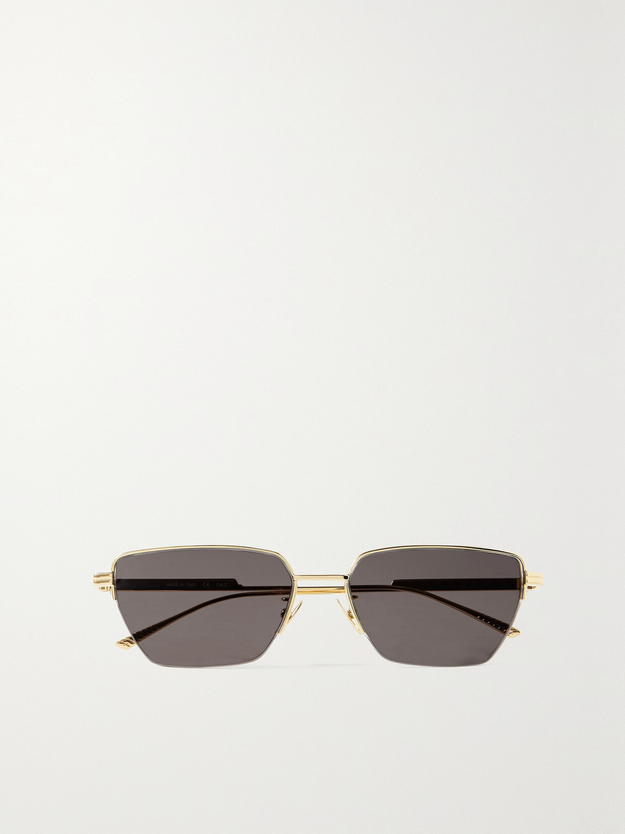 Bottega Veneta Eyewear - Cat-eye Gold-tone Sunglasses - one size