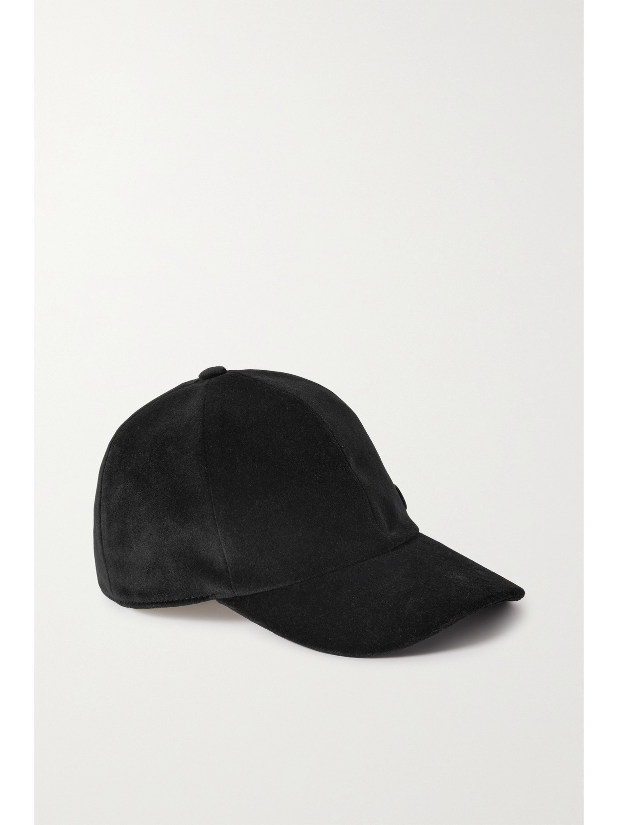 MAISON MICHEL COTTON-VELVET BASEBALL CAP