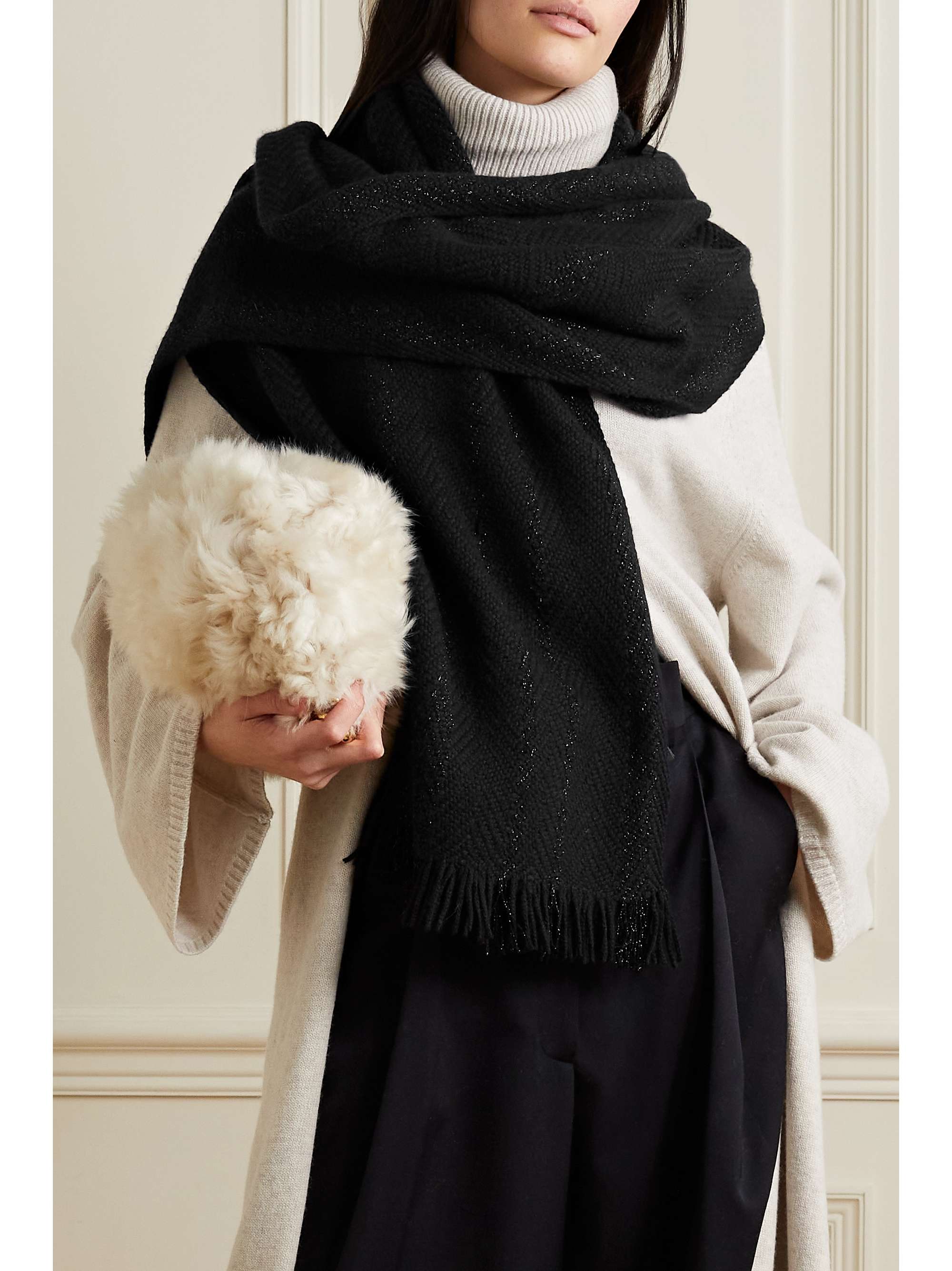 Loro Piana Sciarpe Cachemire Sciarpe Loro Piana Uomo Sciarpa In